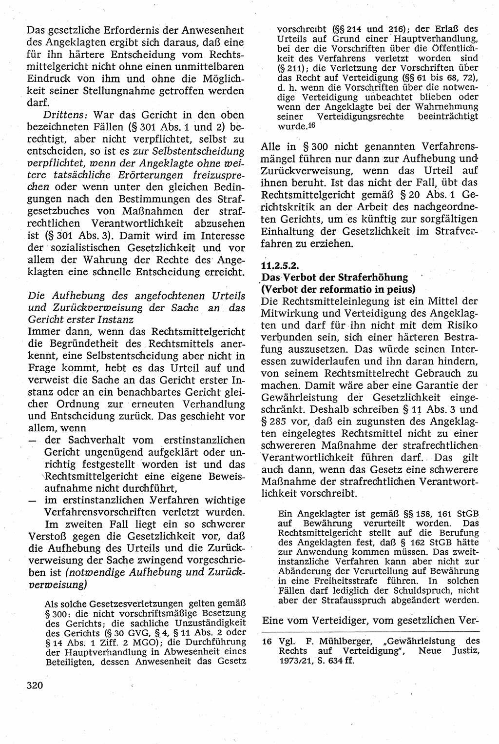 Strafverfahrensrecht [Deutsche Demokratische Republik (DDR)], Lehrbuch 1982, Seite 320 (Strafverf.-R. DDR Lb. 1982, S. 320)