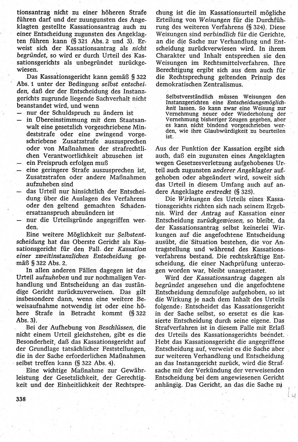 Strafverfahrensrecht [Deutsche Demokratische Republik (DDR)], Lehrbuch 1982, Seite 338 (Strafverf.-R. DDR Lb. 1982, S. 338)