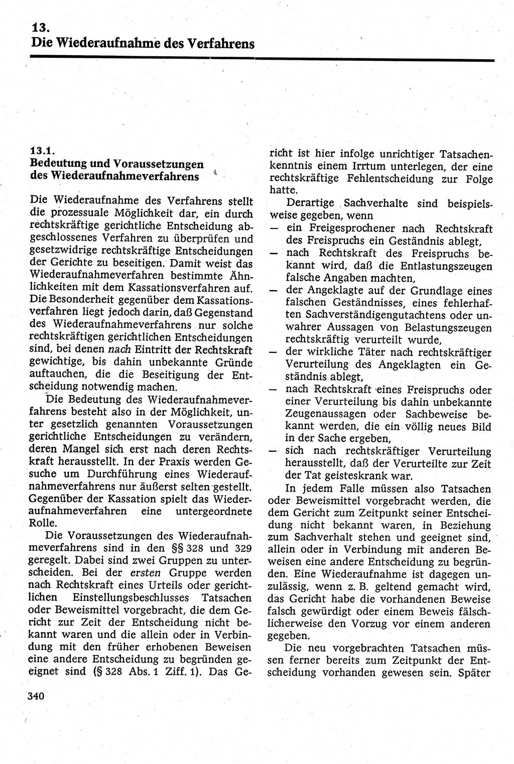 Strafverfahrensrecht [Deutsche Demokratische Republik (DDR)], Lehrbuch 1982, Seite 340 (Strafverf.-R. DDR Lb. 1982, S. 340)