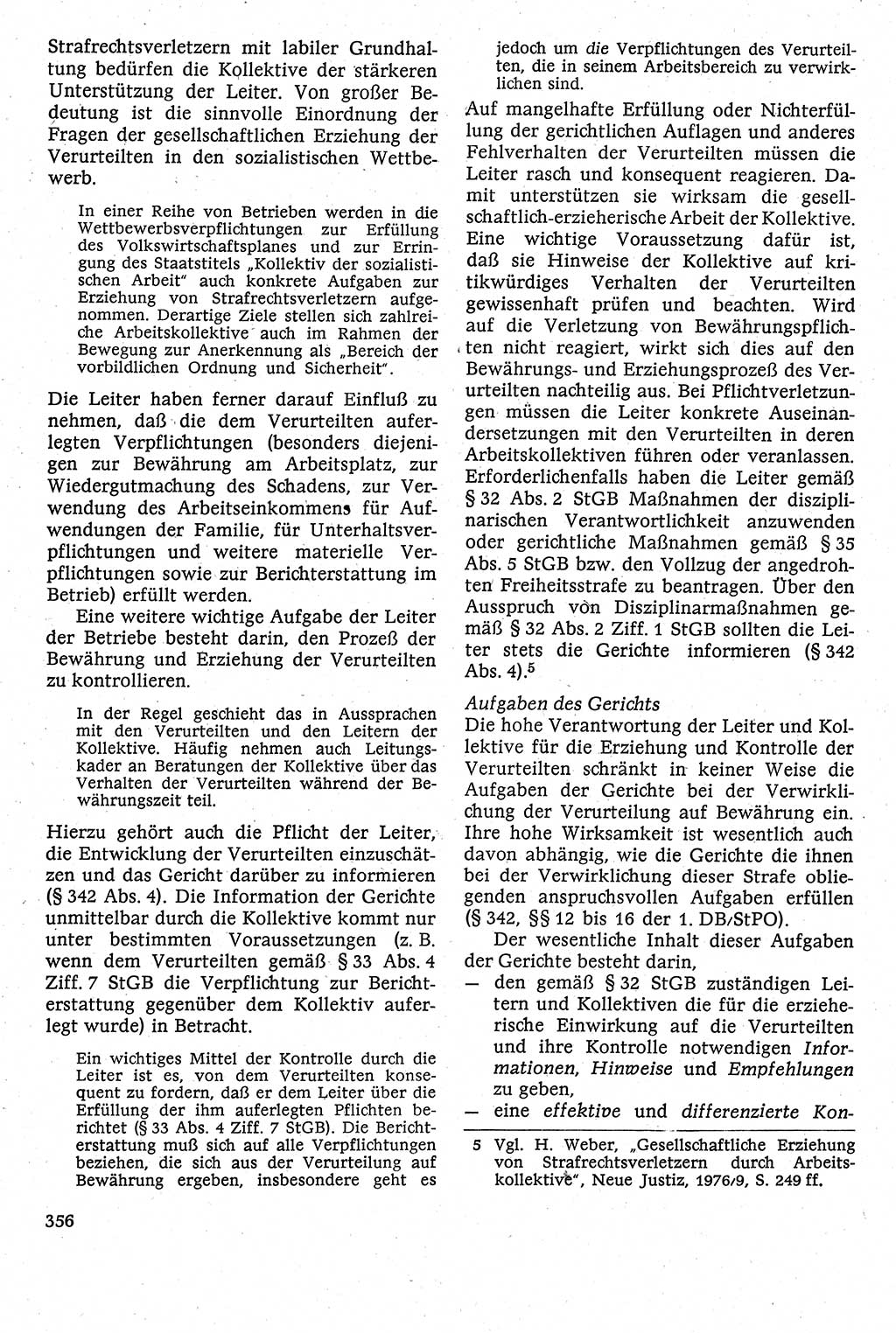 Strafverfahrensrecht [Deutsche Demokratische Republik (DDR)], Lehrbuch 1982, Seite 356 (Strafverf.-R. DDR Lb. 1982, S. 356)