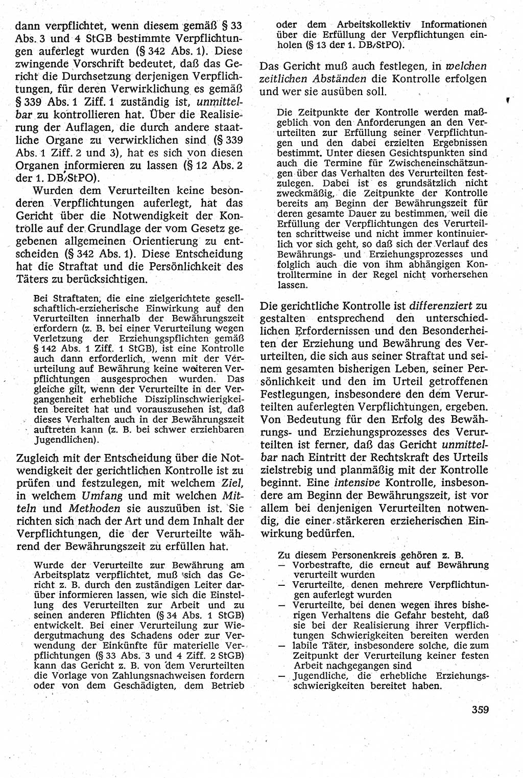 Strafverfahrensrecht [Deutsche Demokratische Republik (DDR)], Lehrbuch 1982, Seite 359 (Strafverf.-R. DDR Lb. 1982, S. 359)