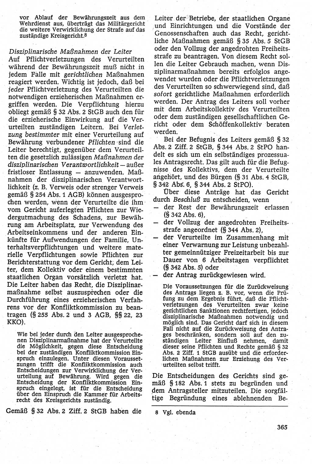 Strafverfahrensrecht [Deutsche Demokratische Republik (DDR)], Lehrbuch 1982, Seite 365 (Strafverf.-R. DDR Lb. 1982, S. 365)