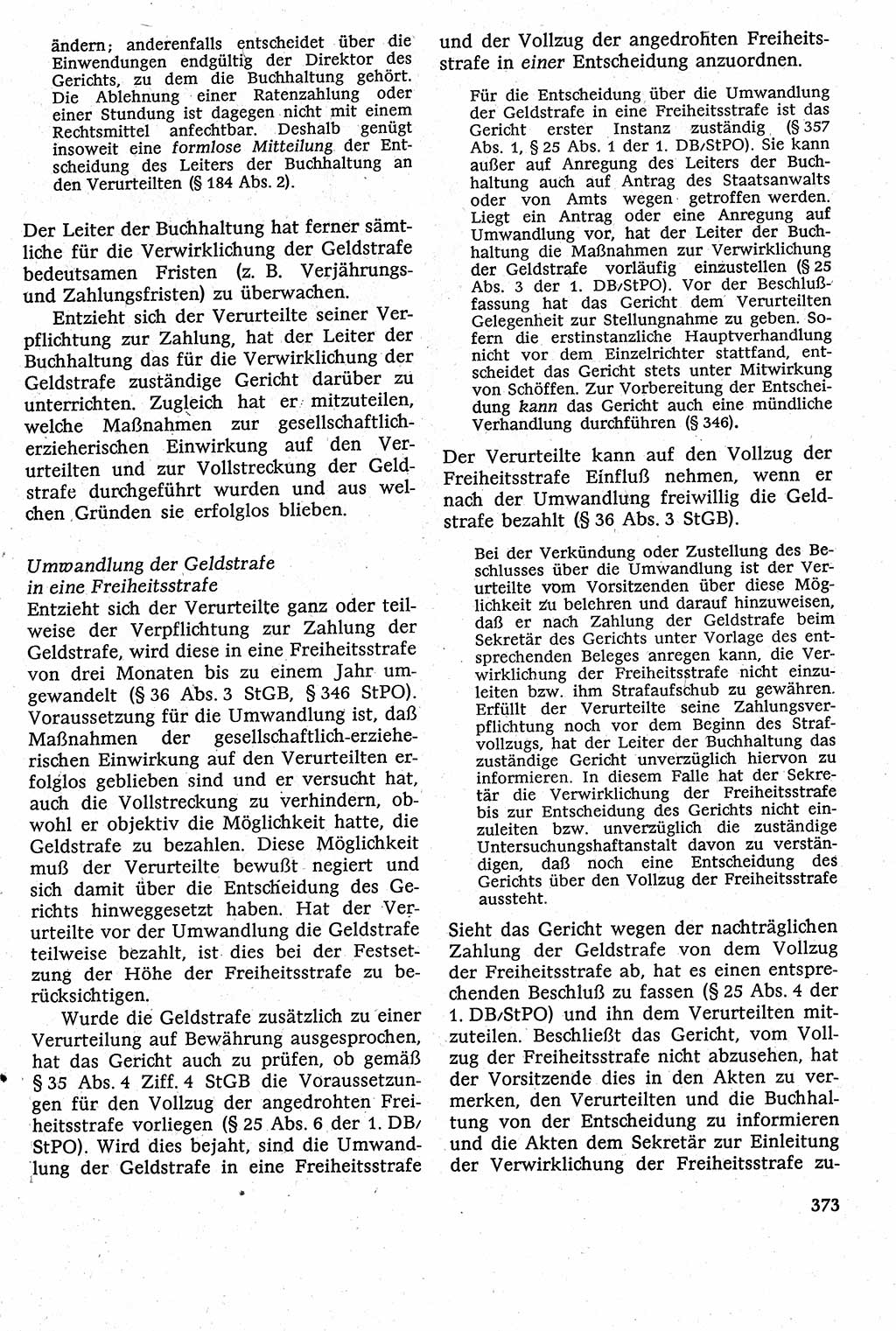 Strafverfahrensrecht [Deutsche Demokratische Republik (DDR)], Lehrbuch 1982, Seite 373 (Strafverf.-R. DDR Lb. 1982, S. 373)