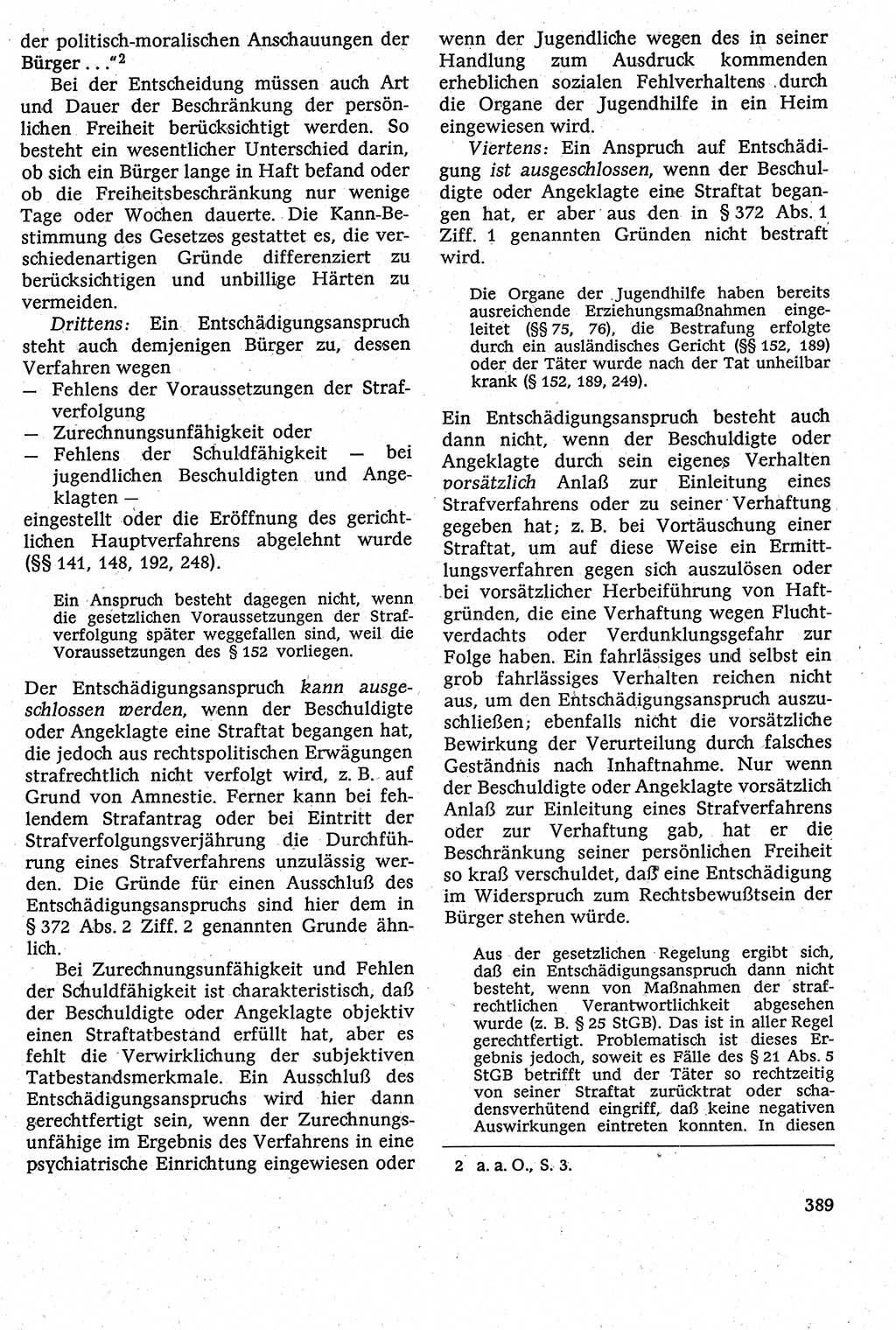 Strafverfahrensrecht [Deutsche Demokratische Republik (DDR)], Lehrbuch 1982, Seite 389 (Strafverf.-R. DDR Lb. 1982, S. 389)