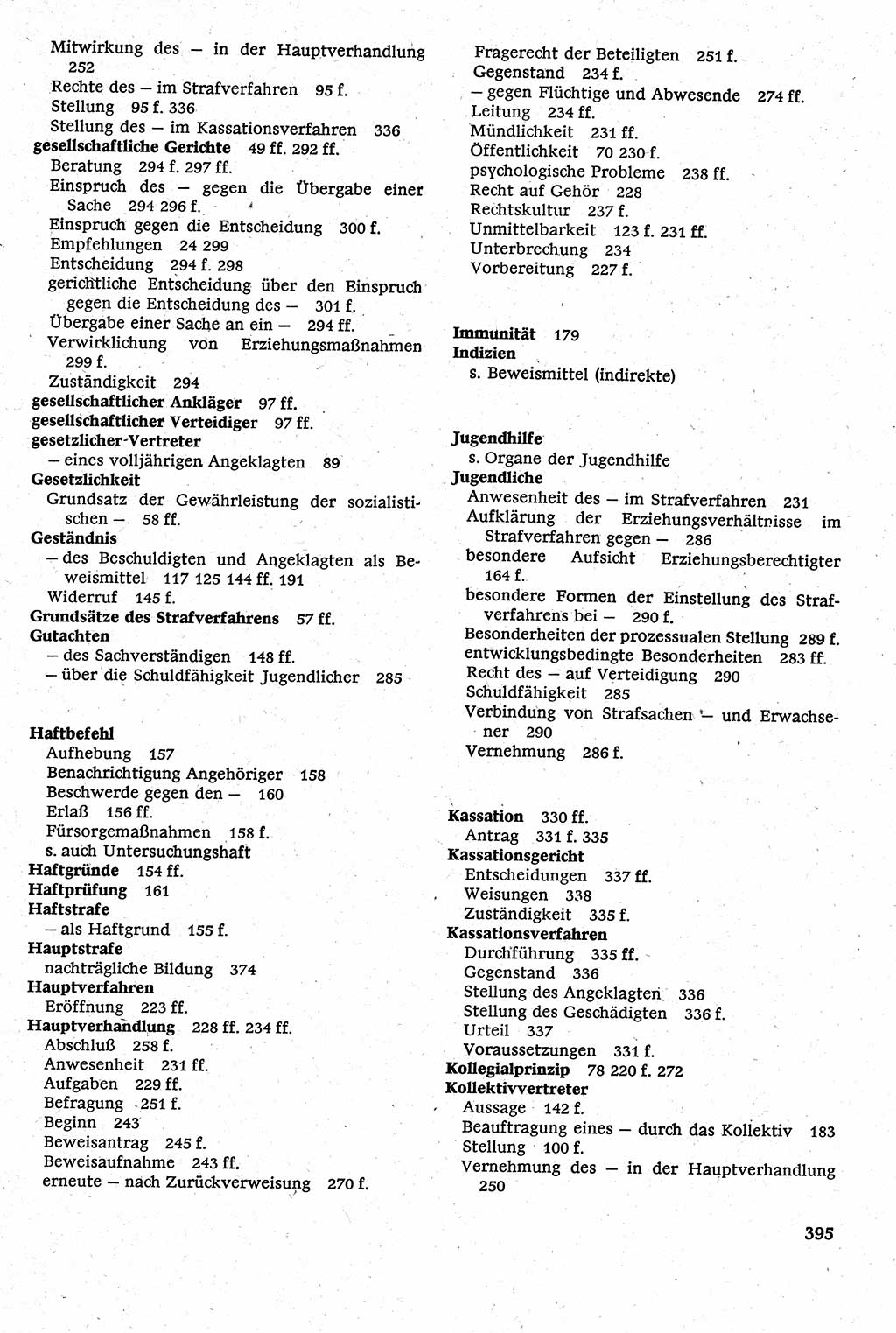 Strafverfahrensrecht [Deutsche Demokratische Republik (DDR)], Lehrbuch 1982, Seite 395 (Strafverf.-R. DDR Lb. 1982, S. 395)