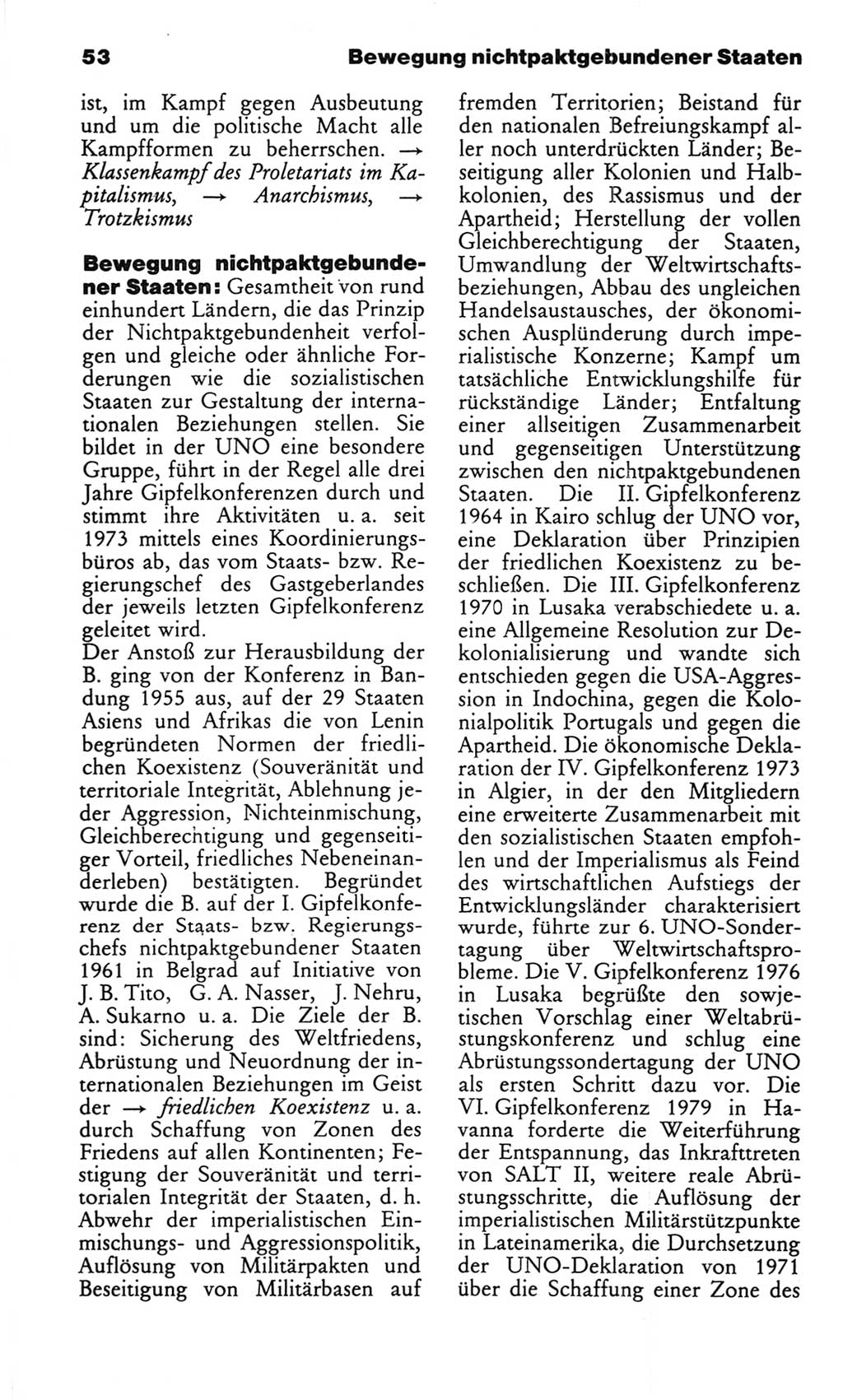 Wörterbuch des wissenschaftlichen Kommunismus [Deutsche Demokratische Republik (DDR)] 1982, Seite 53 (Wb. wiss. Komm. DDR 1982, S. 53)