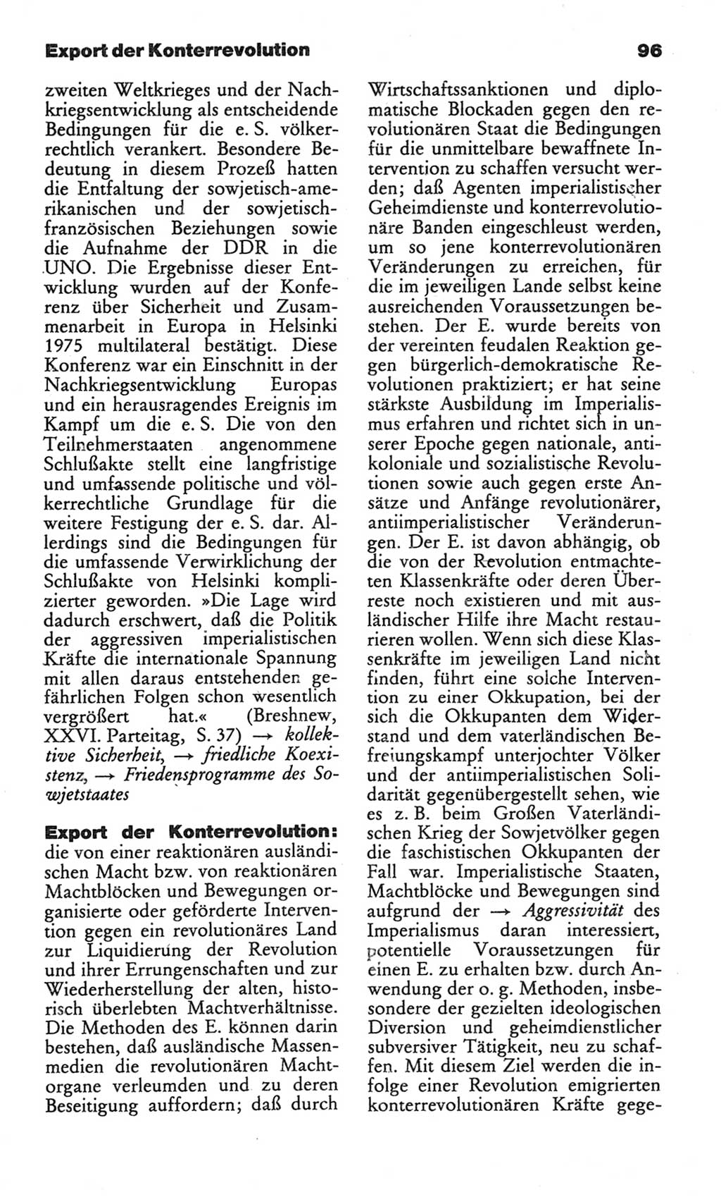 Wörterbuch des wissenschaftlichen Kommunismus [Deutsche Demokratische Republik (DDR)] 1982, Seite 96 (Wb. wiss. Komm. DDR 1982, S. 96)