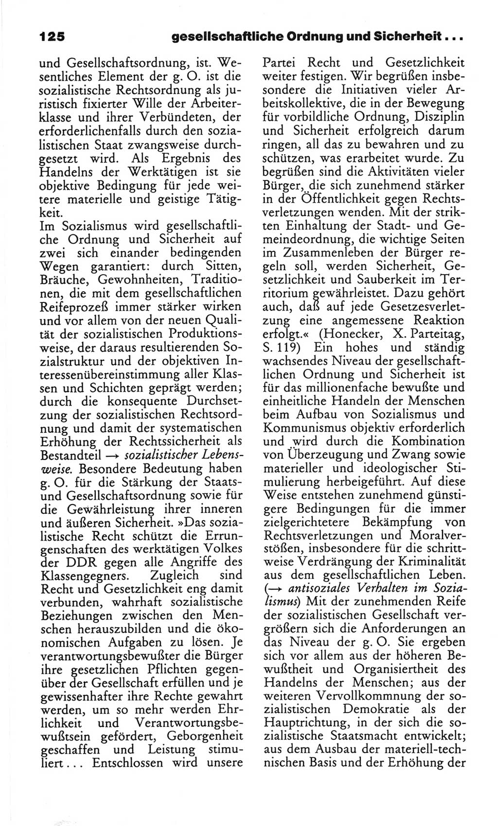 Wörterbuch des wissenschaftlichen Kommunismus [Deutsche Demokratische Republik (DDR)] 1982, Seite 125 (Wb. wiss. Komm. DDR 1982, S. 125)