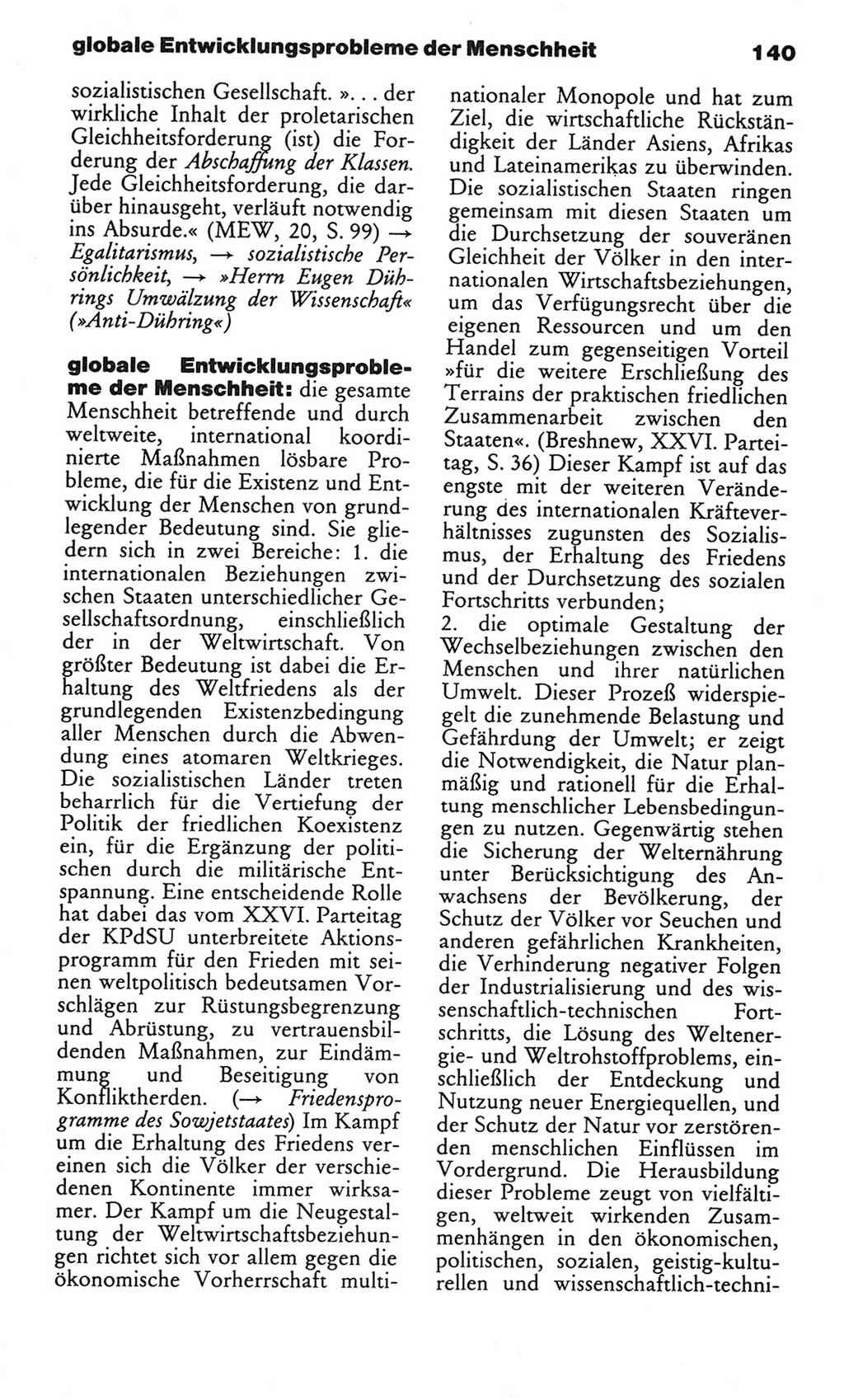 Wörterbuch des wissenschaftlichen Kommunismus [Deutsche Demokratische Republik (DDR)] 1982, Seite 140 (Wb. wiss. Komm. DDR 1982, S. 140)