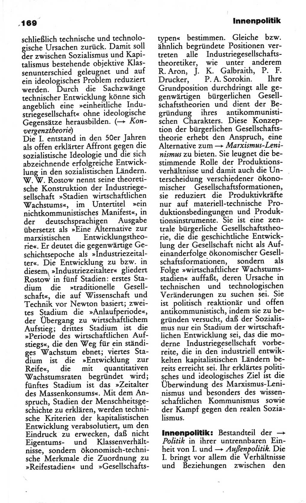 Wörterbuch des wissenschaftlichen Kommunismus [Deutsche Demokratische Republik (DDR)] 1982, Seite 169 (Wb. wiss. Komm. DDR 1982, S. 169)