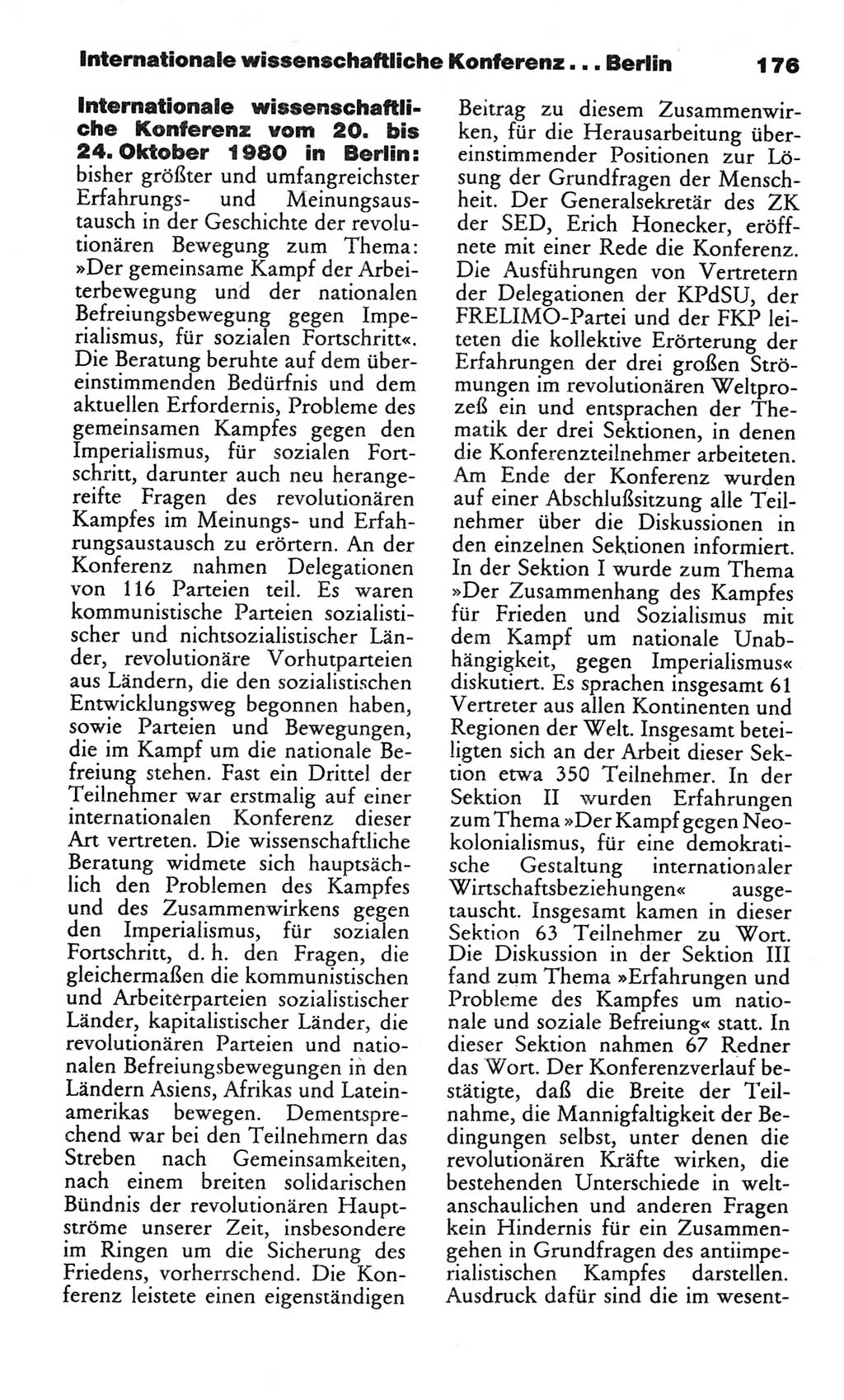 Wörterbuch des wissenschaftlichen Kommunismus [Deutsche Demokratische Republik (DDR)] 1982, Seite 176 (Wb. wiss. Komm. DDR 1982, S. 176)