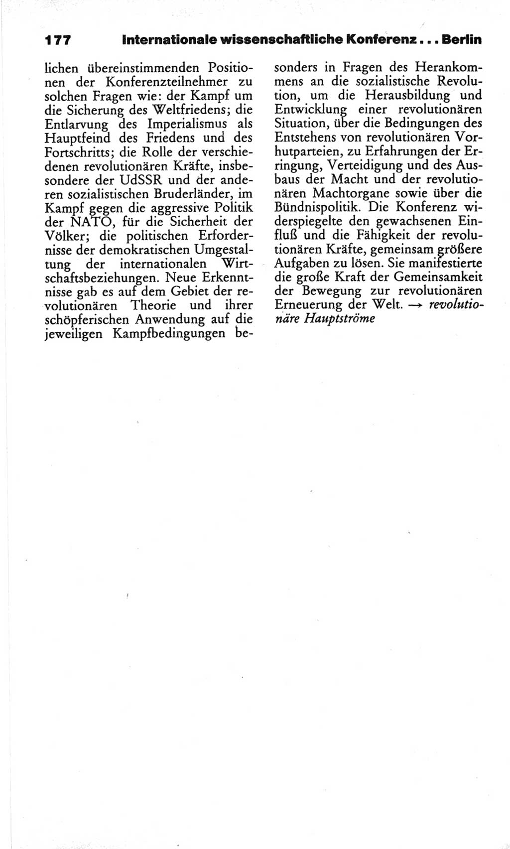 Wörterbuch des wissenschaftlichen Kommunismus [Deutsche Demokratische Republik (DDR)] 1982, Seite 177 (Wb. wiss. Komm. DDR 1982, S. 177)