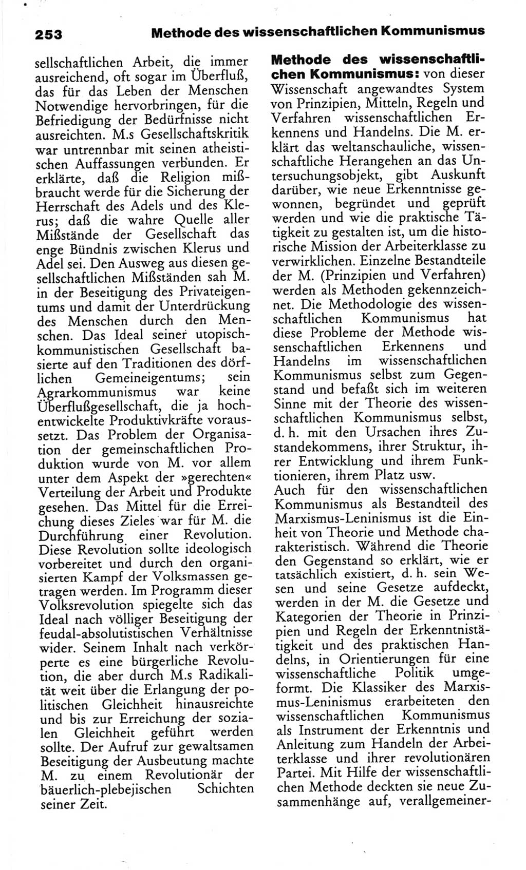 Wörterbuch des wissenschaftlichen Kommunismus [Deutsche Demokratische Republik (DDR)] 1982, Seite 253 (Wb. wiss. Komm. DDR 1982, S. 253)
