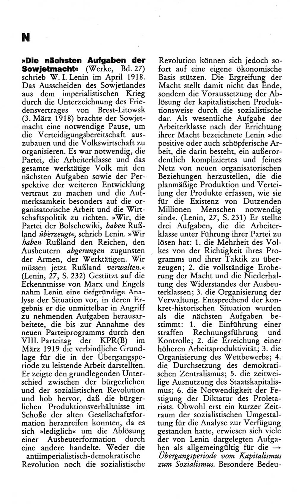 Wörterbuch des wissenschaftlichen Kommunismus [Deutsche Demokratische Republik (DDR)] 1982, Seite 262 (Wb. wiss. Komm. DDR 1982, S. 262)
