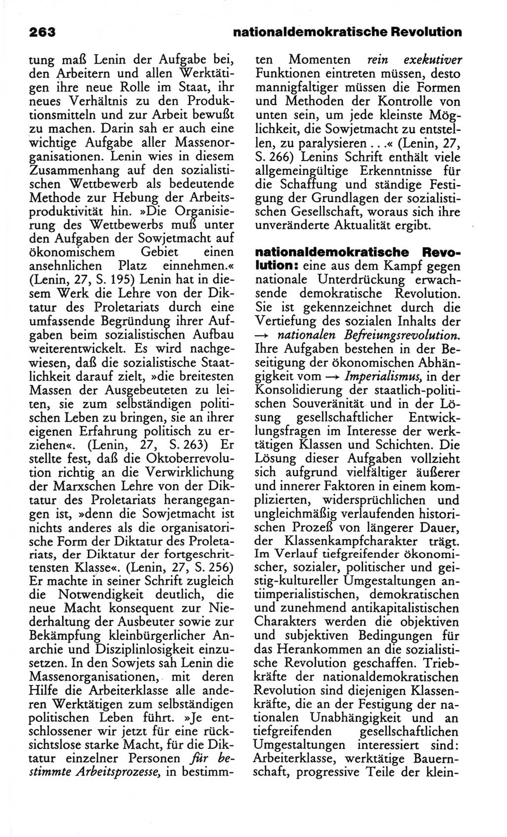 Wörterbuch des wissenschaftlichen Kommunismus [Deutsche Demokratische Republik (DDR)] 1982, Seite 263 (Wb. wiss. Komm. DDR 1982, S. 263)