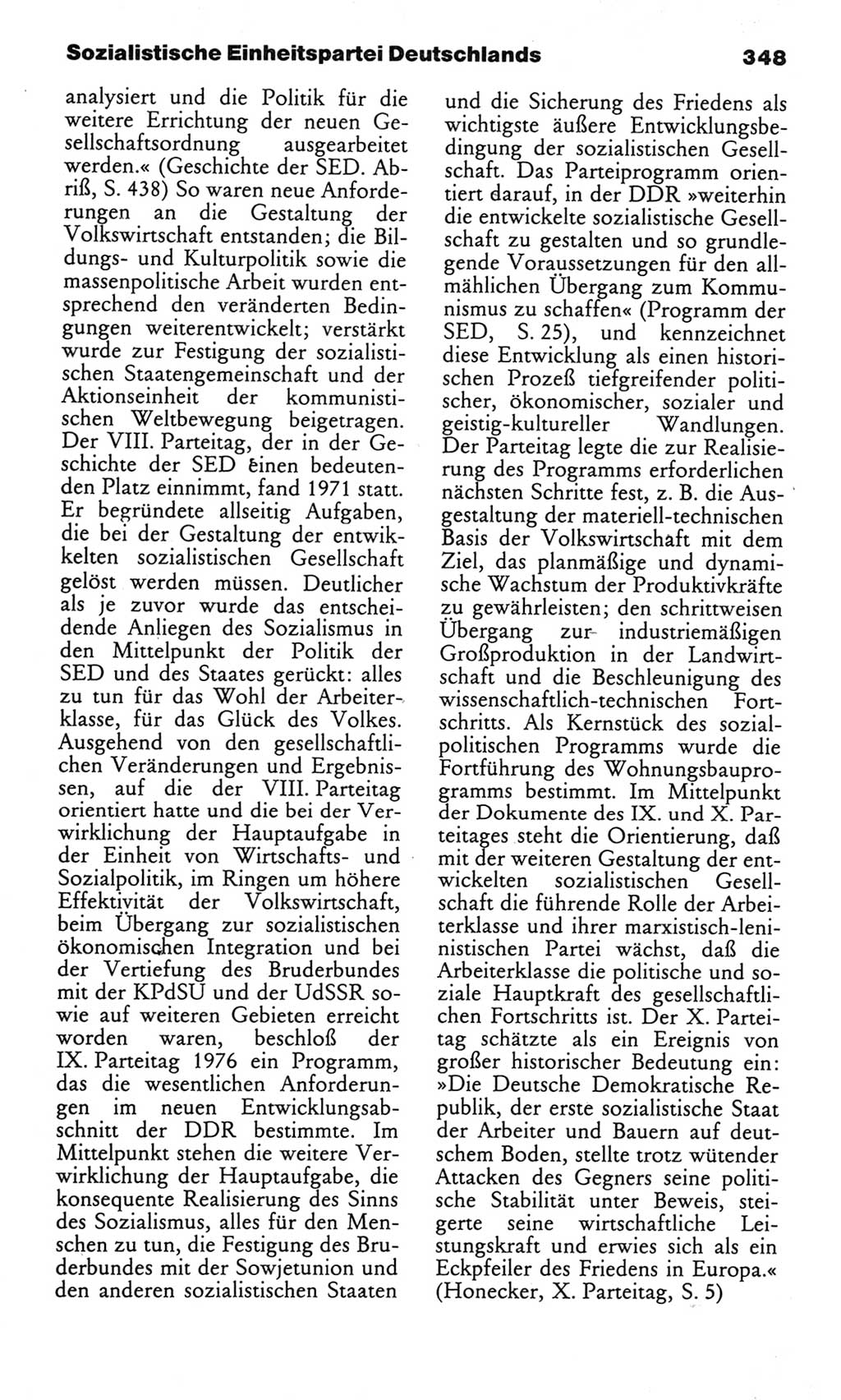 Wörterbuch des wissenschaftlichen Kommunismus [Deutsche Demokratische Republik (DDR)] 1982, Seite 348 (Wb. wiss. Komm. DDR 1982, S. 348)