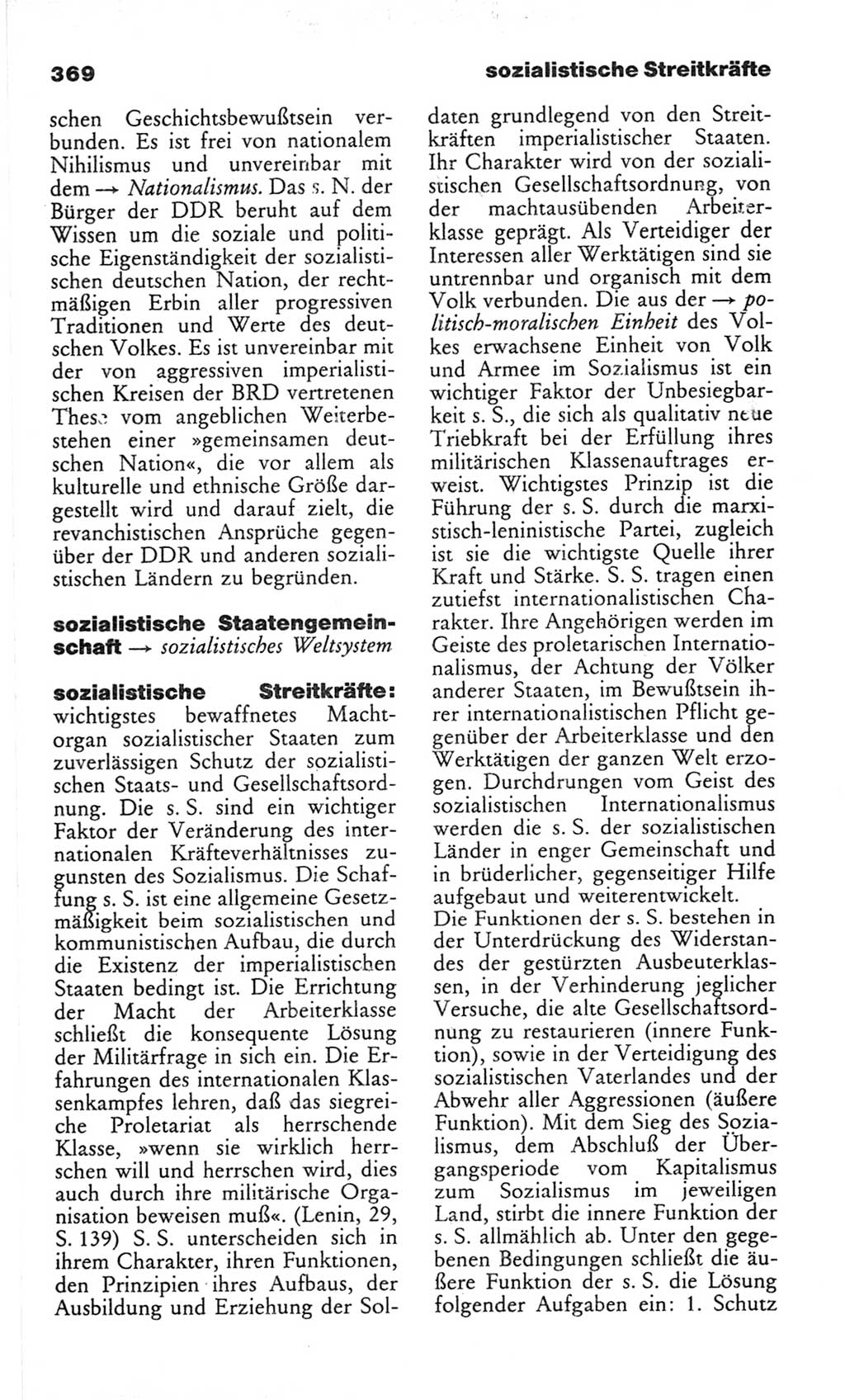 Wörterbuch des wissenschaftlichen Kommunismus [Deutsche Demokratische Republik (DDR)] 1982, Seite 369 (Wb. wiss. Komm. DDR 1982, S. 369)