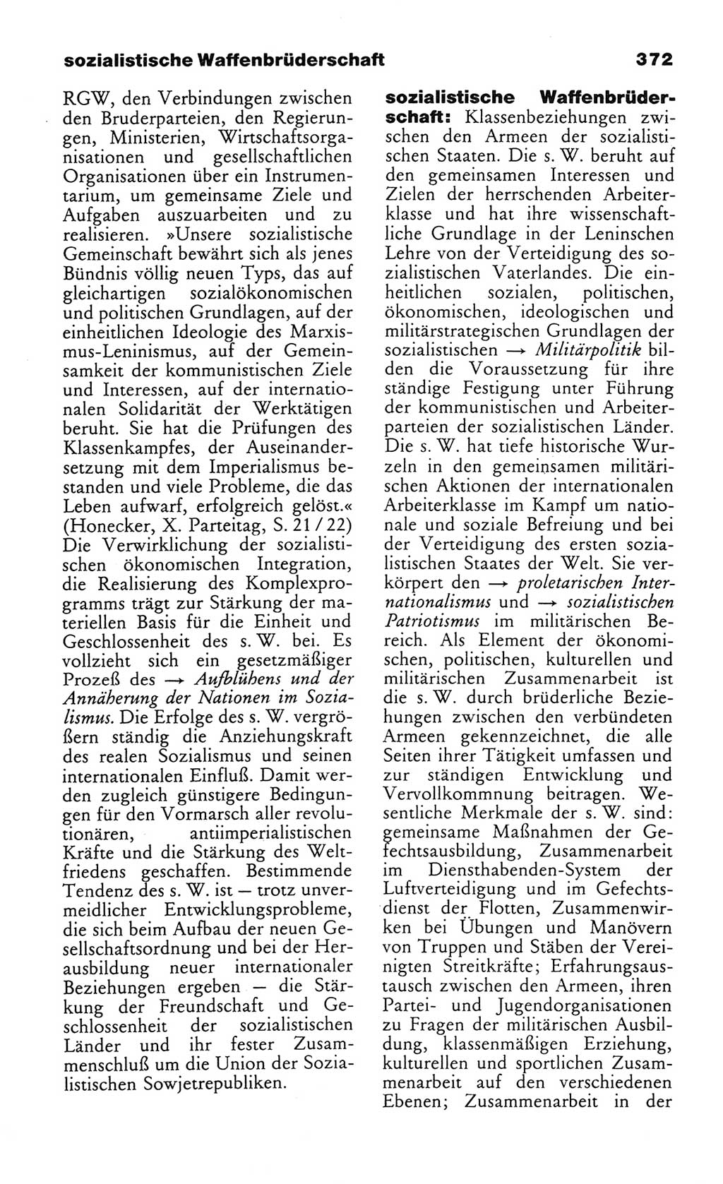 Wörterbuch des wissenschaftlichen Kommunismus [Deutsche Demokratische Republik (DDR)] 1982, Seite 372 (Wb. wiss. Komm. DDR 1982, S. 372)