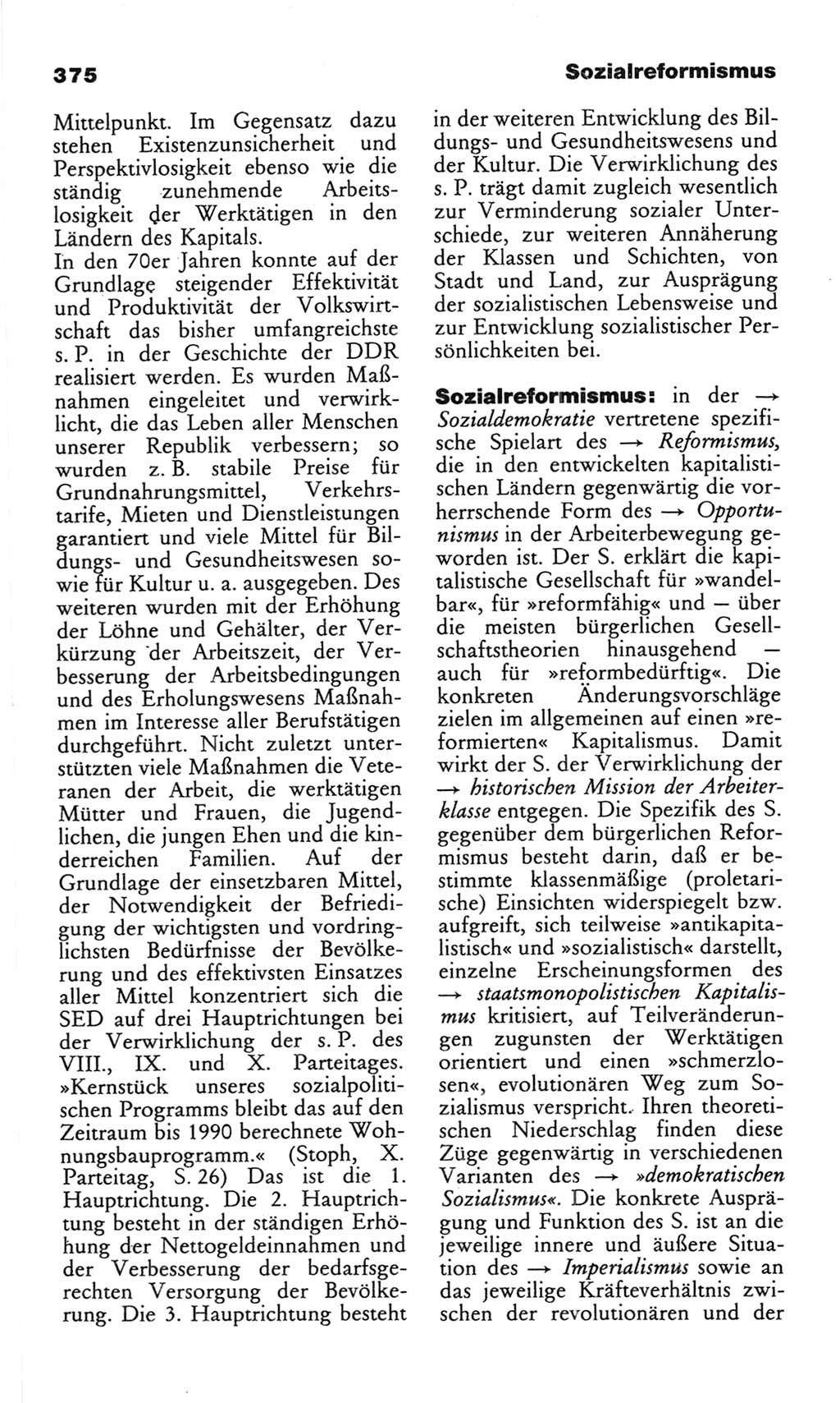 Wörterbuch des wissenschaftlichen Kommunismus [Deutsche Demokratische Republik (DDR)] 1982, Seite 375 (Wb. wiss. Komm. DDR 1982, S. 375)