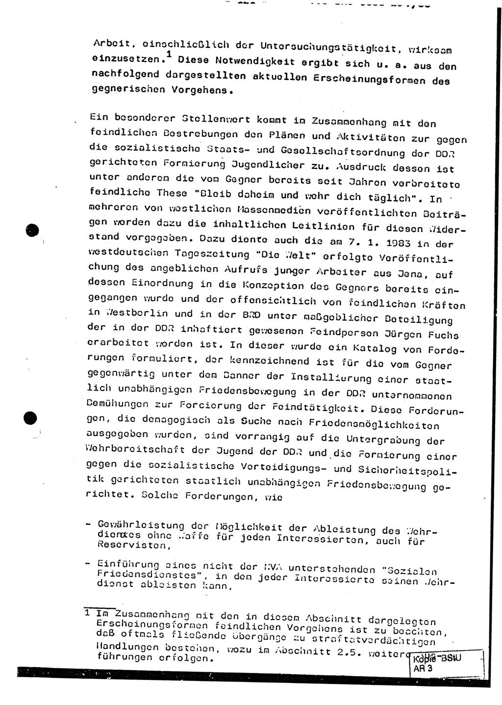 Dissertation, Oberst Helmut Lubas (BV Mdg.), Oberstleutnant Manfred Eschberger (HA IX), Oberleutnant Hans-Jürgen Ludwig (JHS), Ministerium für Staatssicherheit (MfS) [Deutsche Demokratische Republik (DDR)], Juristische Hochschule (JHS), Vertrauliche Verschlußsache (VVS) o001-257/83, Potsdam 1983, Seite 121 (Diss. MfS DDR JHS VVS o001-257/83 1983, S. 121)