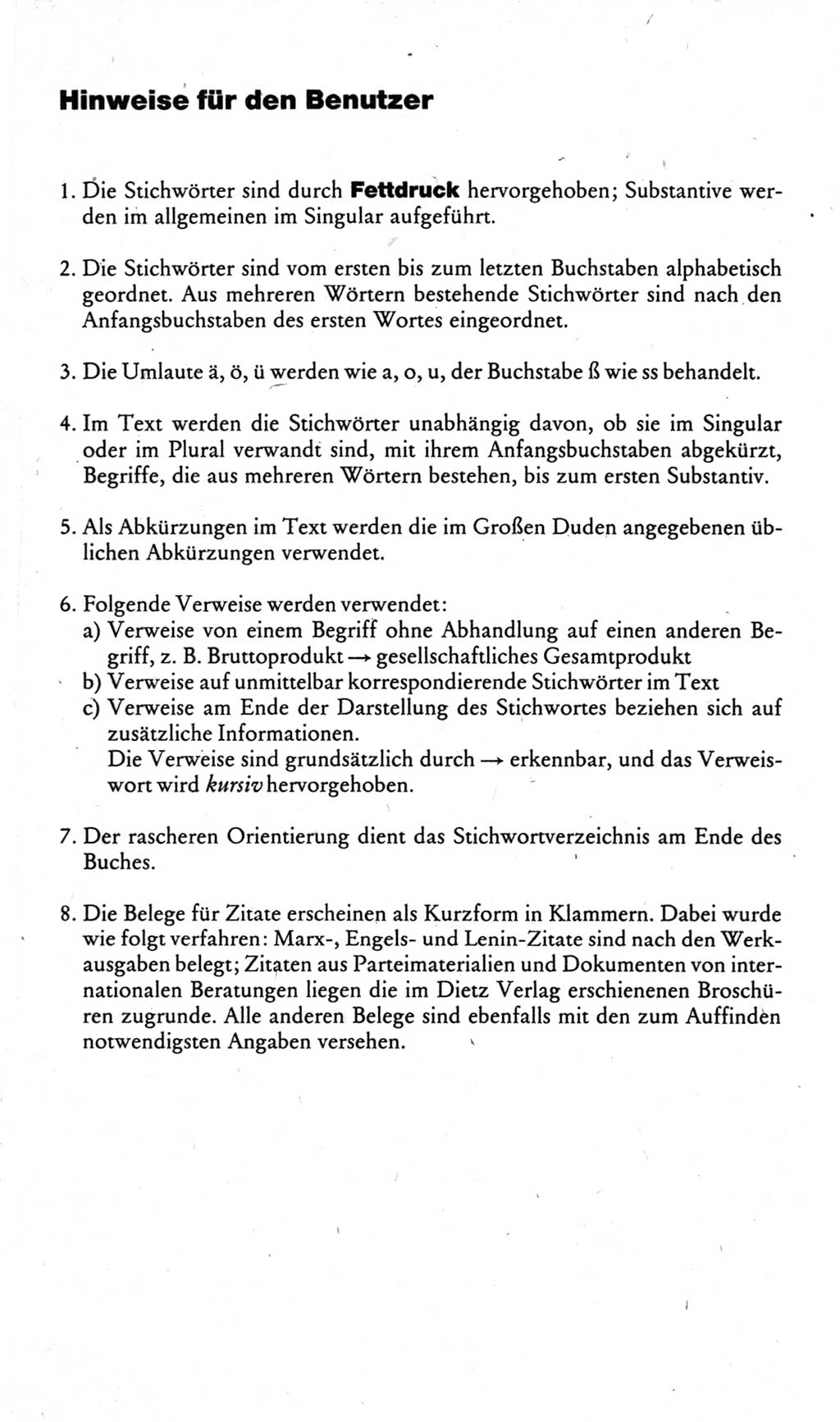 Kleines politisches Wörterbuch [Deutsche Demokratische Republik (DDR)] 1983, Seite 9 (Kl. pol. Wb. DDR 1983, S. 9)