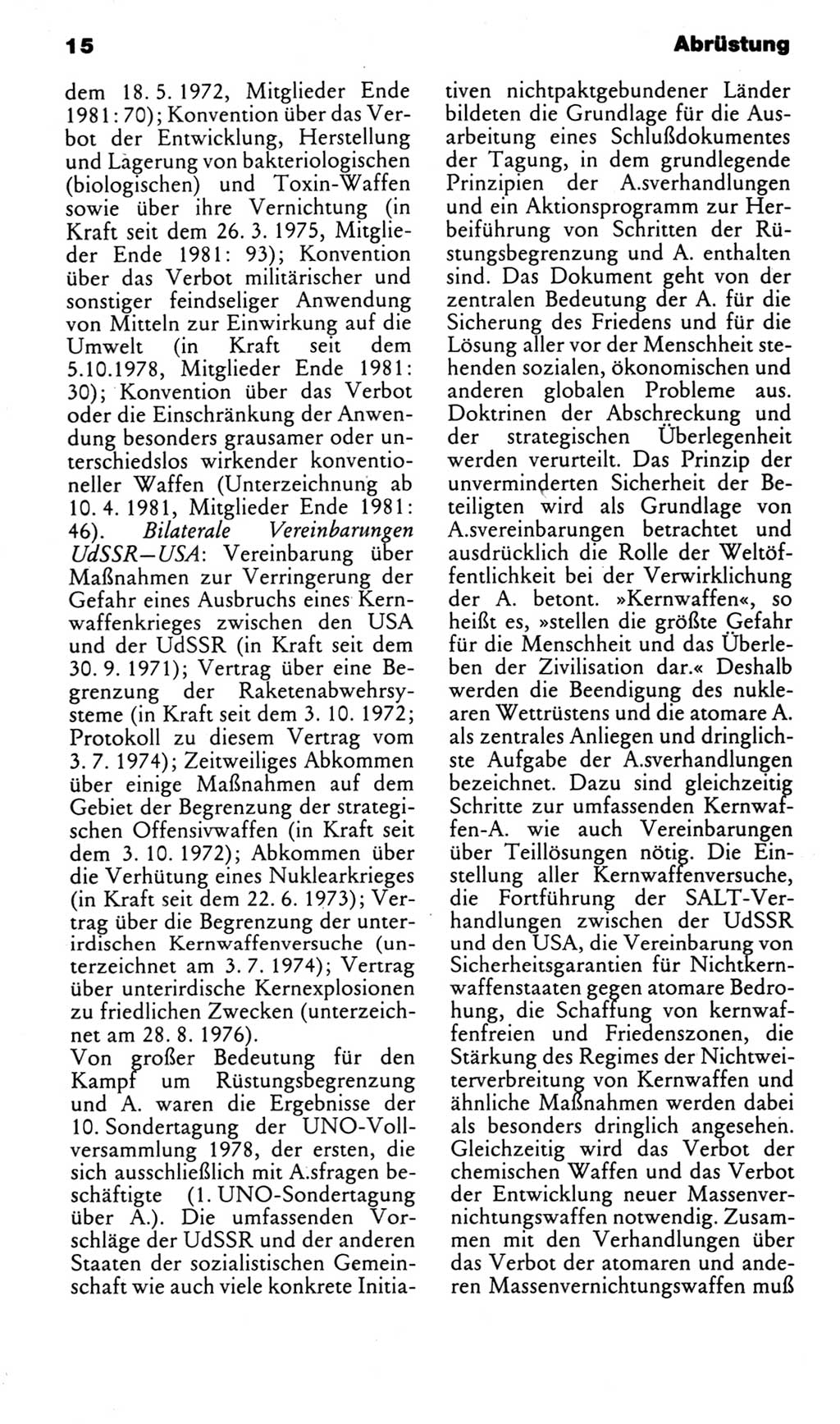 Kleines politisches Wörterbuch [Deutsche Demokratische Republik (DDR)] 1983, Seite 15 (Kl. pol. Wb. DDR 1983, S. 15)