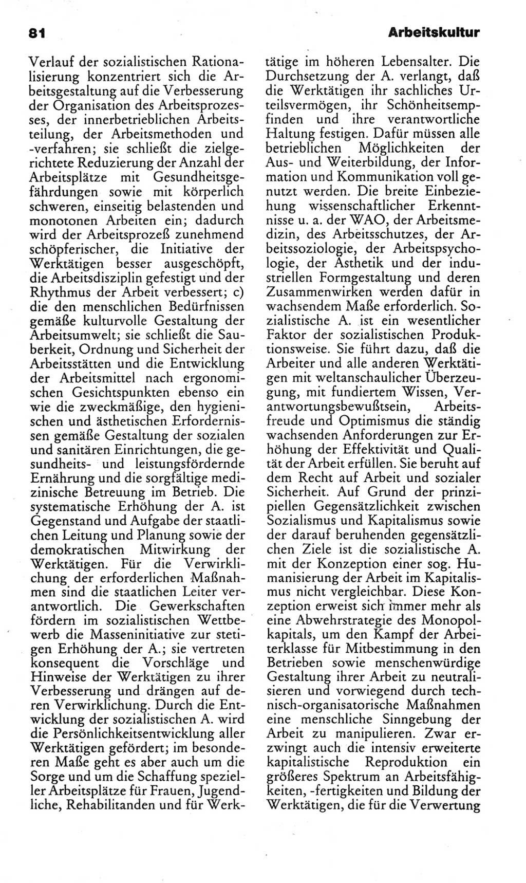 Kleines politisches Wörterbuch [Deutsche Demokratische Republik (DDR)] 1983, Seite 81 (Kl. pol. Wb. DDR 1983, S. 81)
