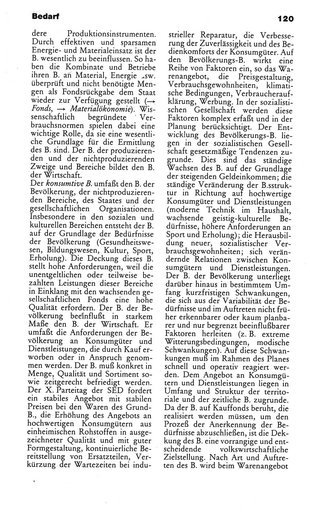 Kleines politisches Wörterbuch [Deutsche Demokratische Republik (DDR)] 1983, Seite 120 (Kl. pol. Wb. DDR 1983, S. 120)