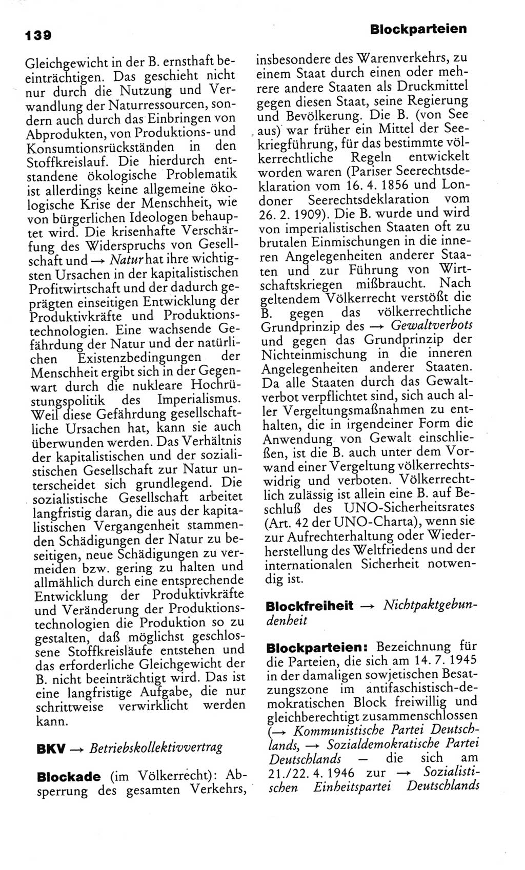 Kleines politisches Wörterbuch [Deutsche Demokratische Republik (DDR)] 1983, Seite 139 (Kl. pol. Wb. DDR 1983, S. 139)
