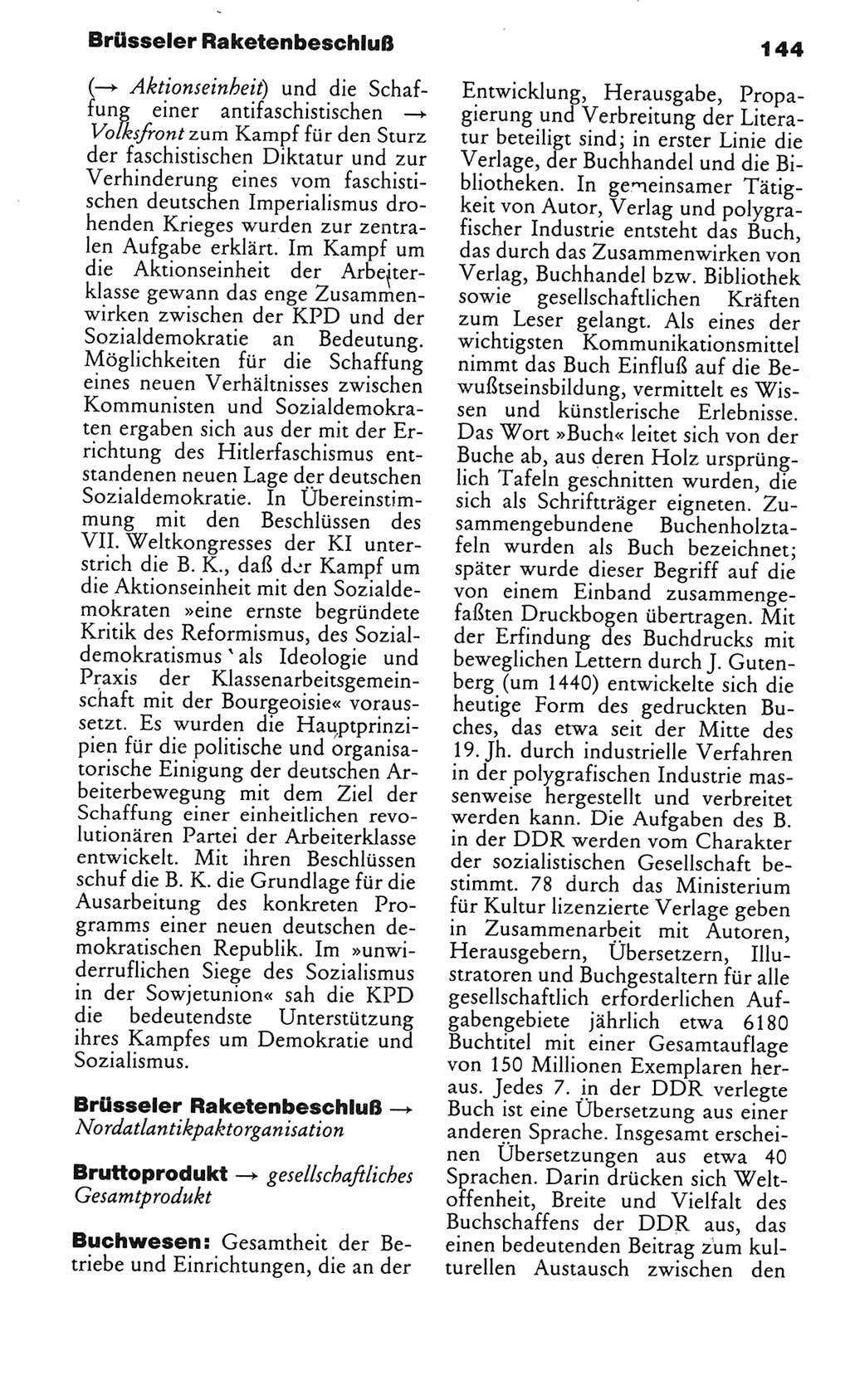 Kleines politisches Wörterbuch [Deutsche Demokratische Republik (DDR)] 1983, Seite 144 (Kl. pol. Wb. DDR 1983, S. 144)