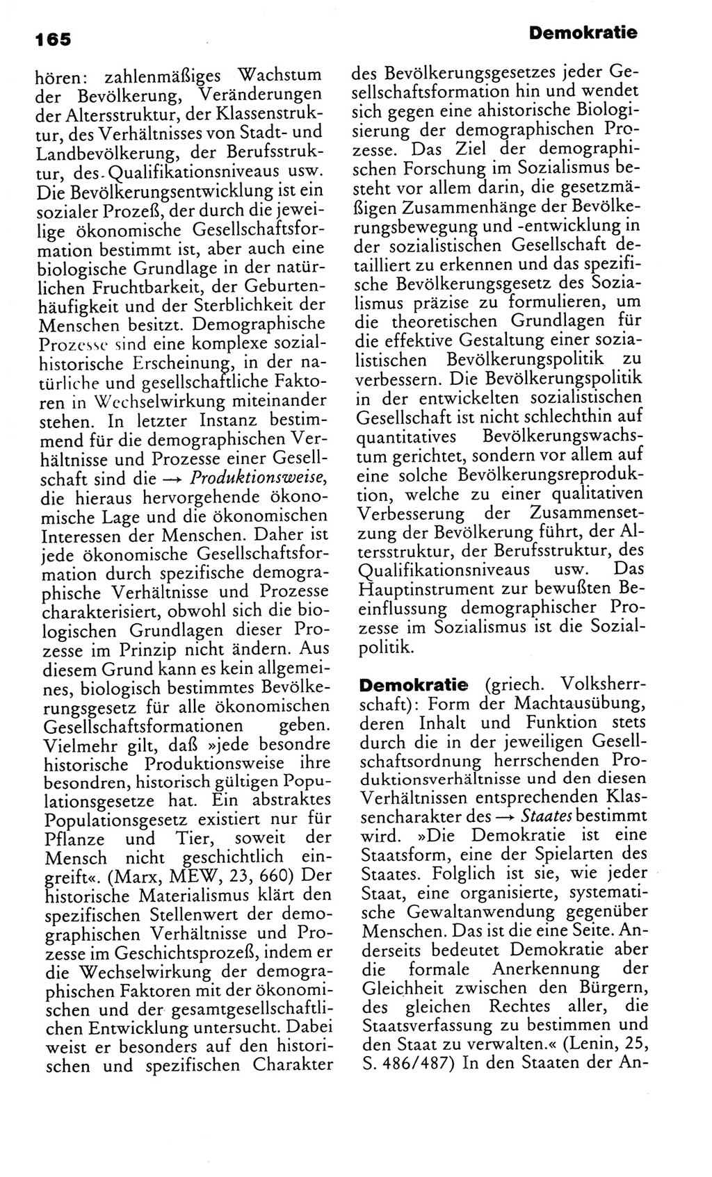 Kleines politisches Wörterbuch [Deutsche Demokratische Republik (DDR)] 1983, Seite 165 (Kl. pol. Wb. DDR 1983, S. 165)