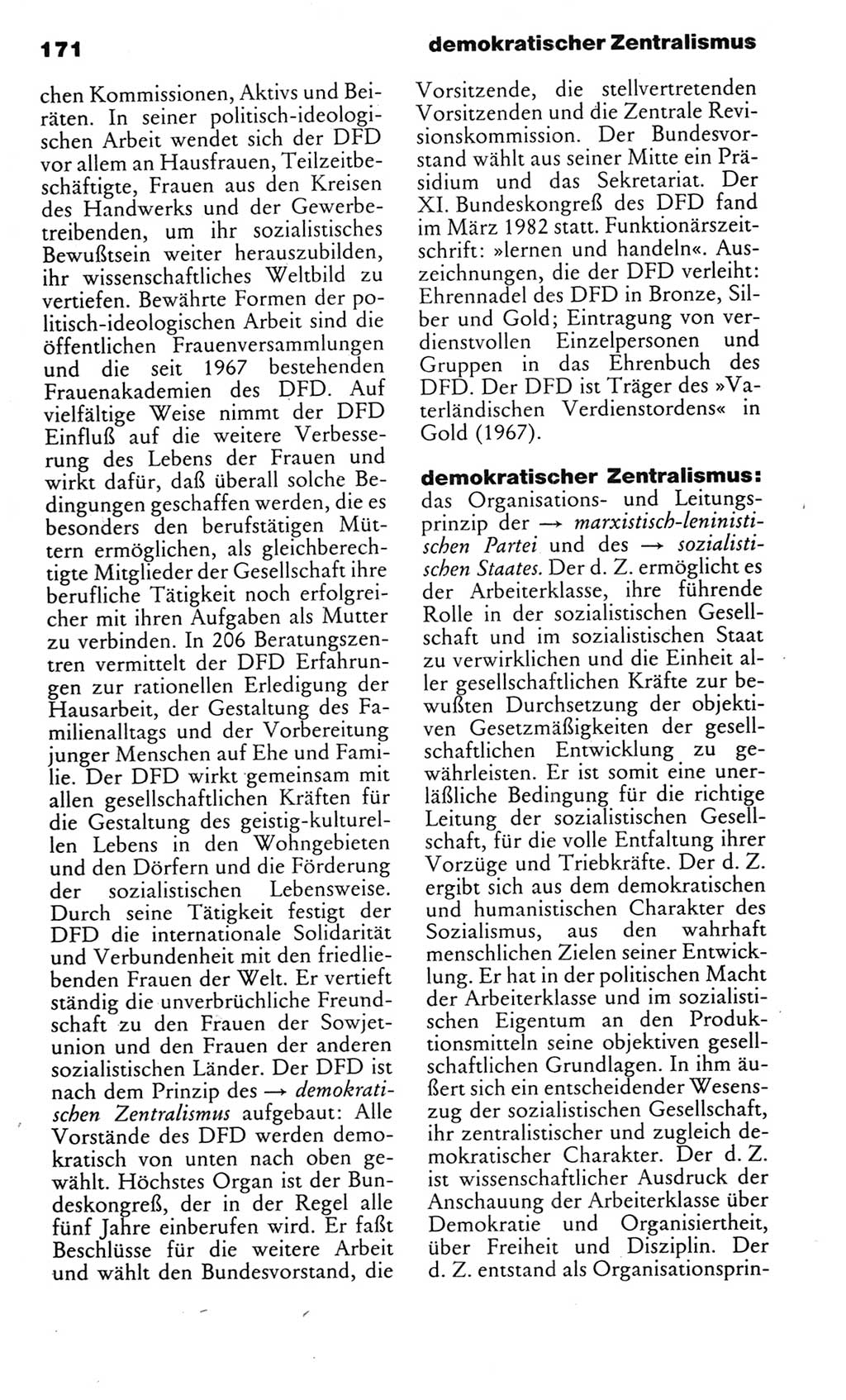 Kleines politisches Wörterbuch [Deutsche Demokratische Republik (DDR)] 1983, Seite 171 (Kl. pol. Wb. DDR 1983, S. 171)