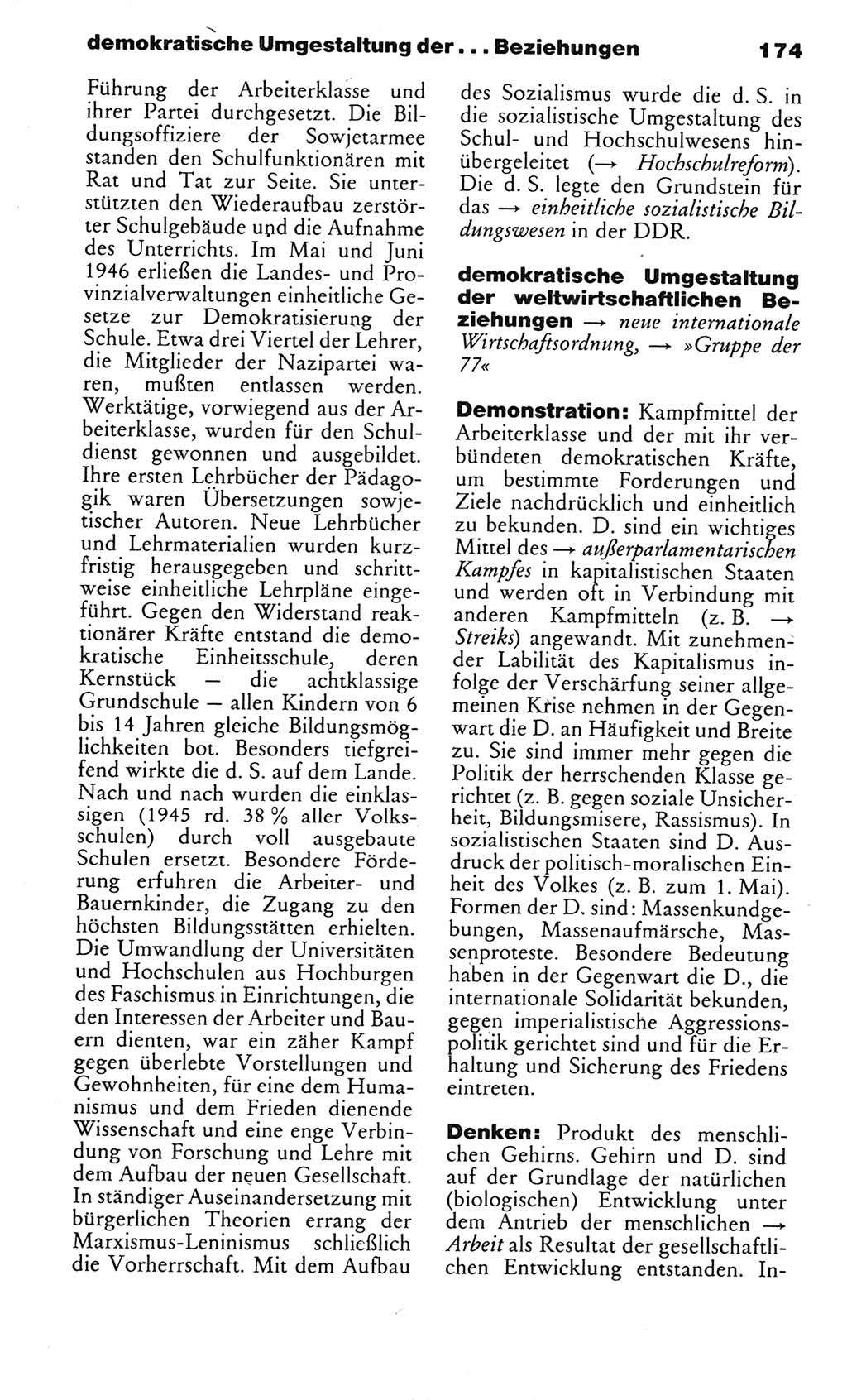 Kleines politisches Wörterbuch [Deutsche Demokratische Republik (DDR)] 1983, Seite 174 (Kl. pol. Wb. DDR 1983, S. 174)