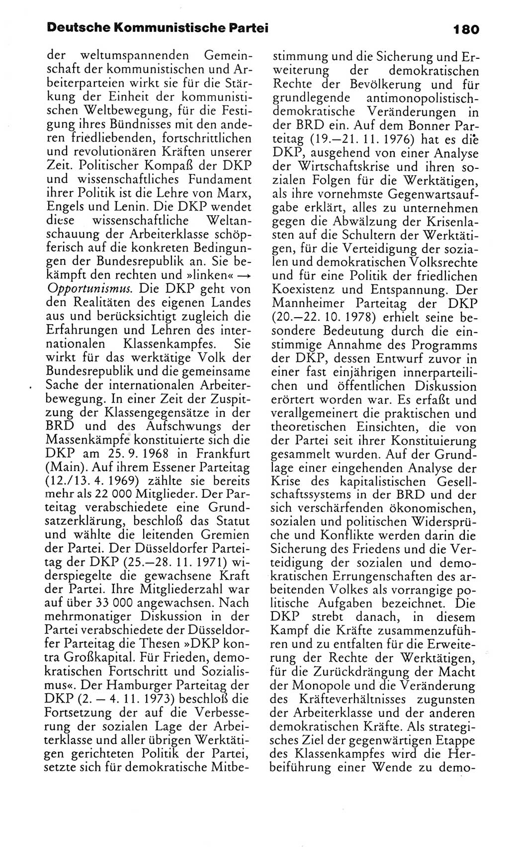Kleines politisches Wörterbuch [Deutsche Demokratische Republik (DDR)] 1983, Seite 180 (Kl. pol. Wb. DDR 1983, S. 180)