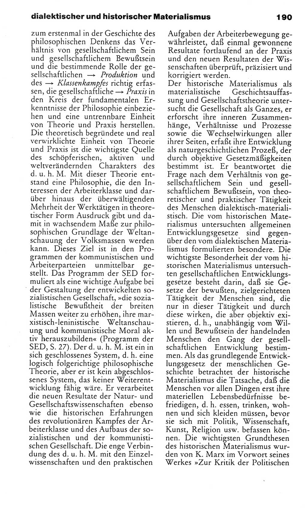 Kleines politisches Wörterbuch [Deutsche Demokratische Republik (DDR)] 1983, Seite 190 (Kl. pol. Wb. DDR 1983, S. 190)
