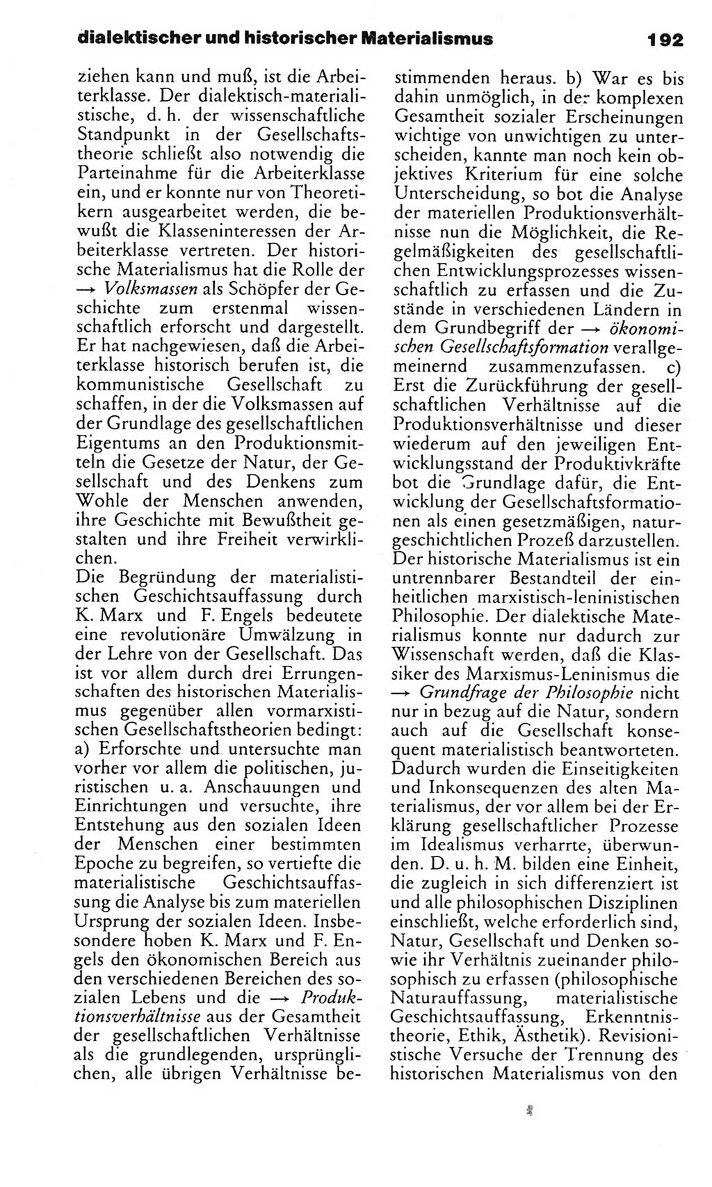 Kleines politisches Wörterbuch [Deutsche Demokratische Republik (DDR)] 1983, Seite 192 (Kl. pol. Wb. DDR 1983, S. 192)