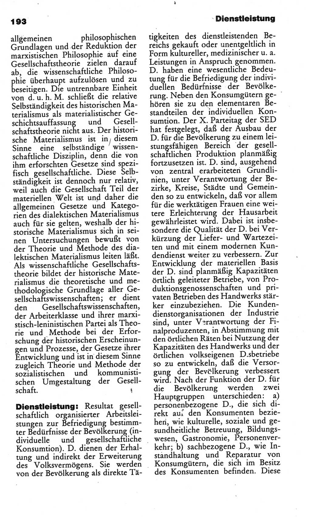 Kleines politisches Wörterbuch [Deutsche Demokratische Republik (DDR)] 1983, Seite 193 (Kl. pol. Wb. DDR 1983, S. 193)