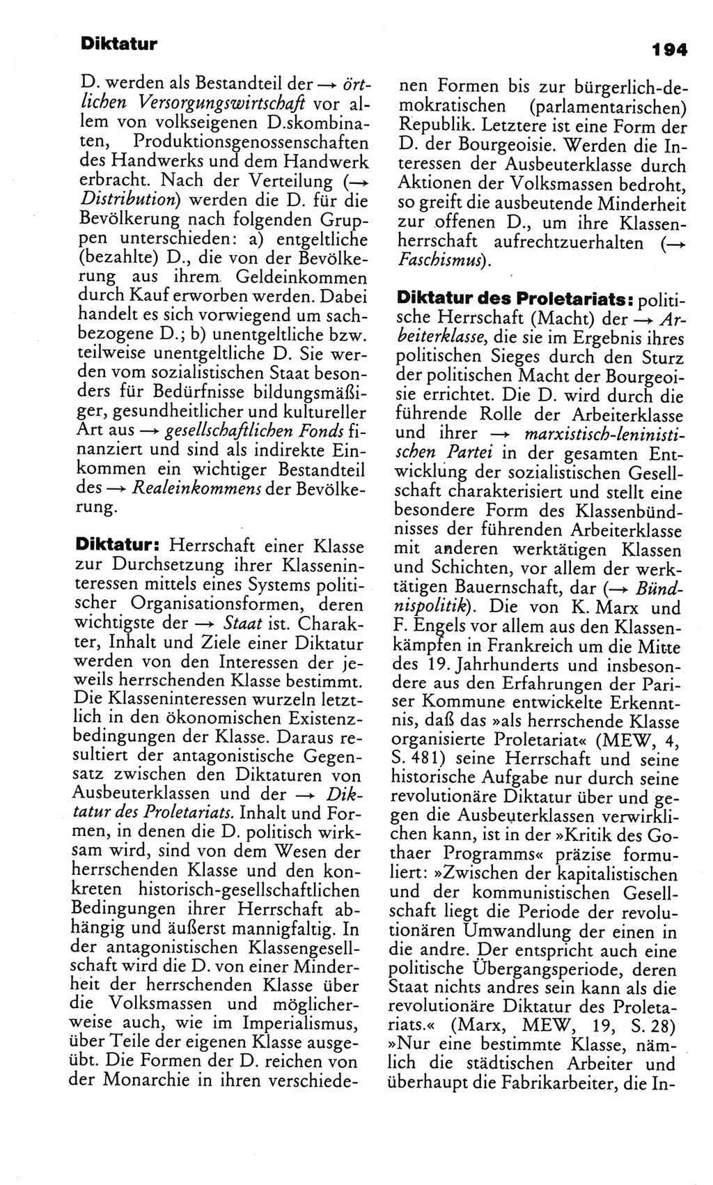 Kleines politisches Wörterbuch [Deutsche Demokratische Republik (DDR)] 1983, Seite 194 (Kl. pol. Wb. DDR 1983, S. 194)