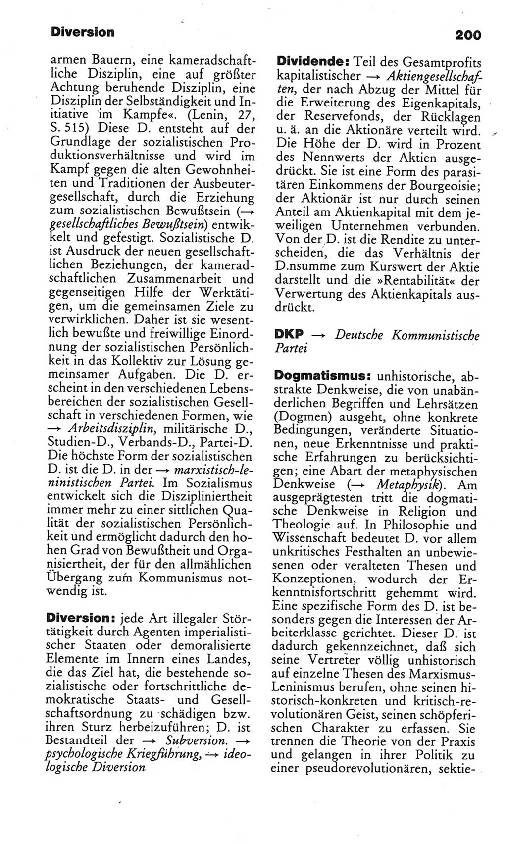 Kleines politisches Wörterbuch [Deutsche Demokratische Republik (DDR)] 1983, Seite 200 (Kl. pol. Wb. DDR 1983, S. 200)