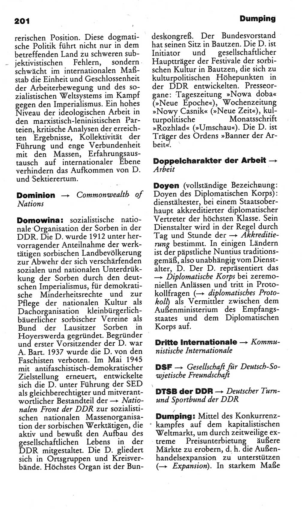 Kleines politisches Wörterbuch [Deutsche Demokratische Republik (DDR)] 1983, Seite 201 (Kl. pol. Wb. DDR 1983, S. 201)