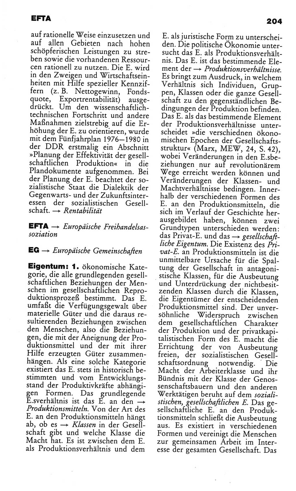 Kleines politisches Wörterbuch [Deutsche Demokratische Republik (DDR)] 1983, Seite 204 (Kl. pol. Wb. DDR 1983, S. 204)