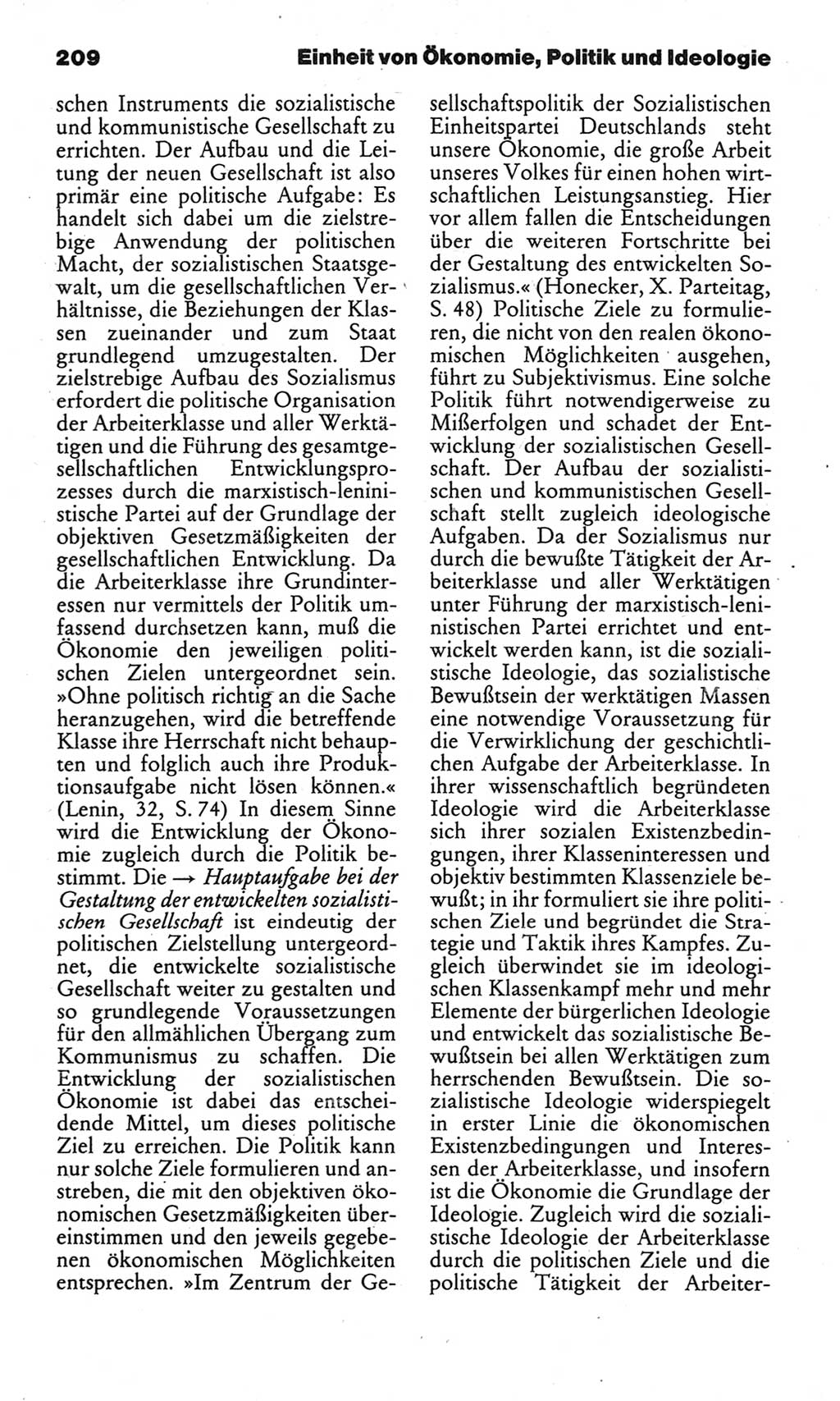 Kleines politisches Wörterbuch [Deutsche Demokratische Republik (DDR)] 1983, Seite 209 (Kl. pol. Wb. DDR 1983, S. 209)