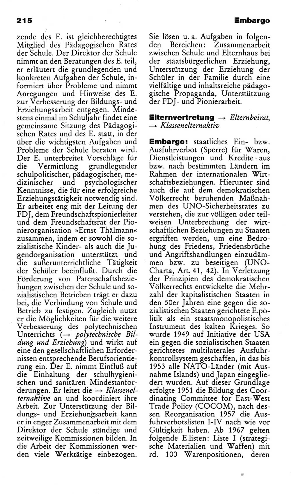 Kleines politisches Wörterbuch [Deutsche Demokratische Republik (DDR)] 1983, Seite 215 (Kl. pol. Wb. DDR 1983, S. 215)