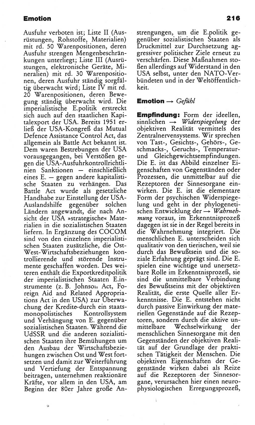 Kleines politisches Wörterbuch [Deutsche Demokratische Republik (DDR)] 1983, Seite 216 (Kl. pol. Wb. DDR 1983, S. 216)