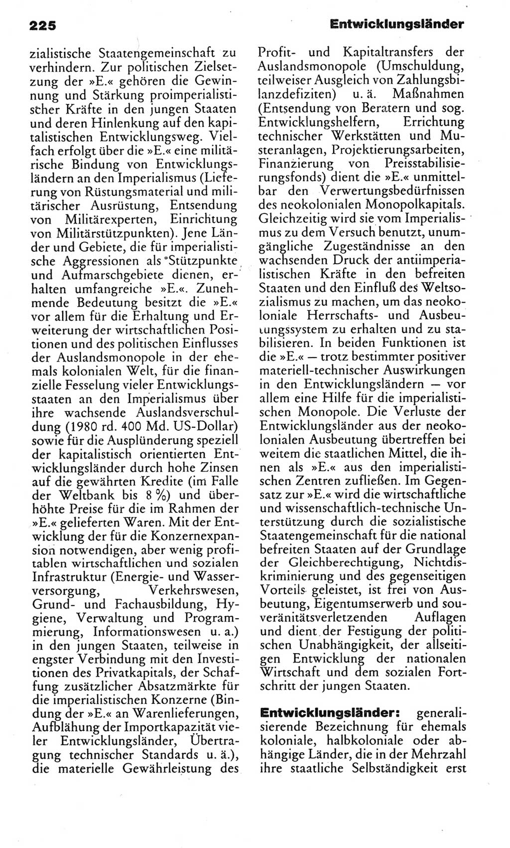 Kleines politisches Wörterbuch [Deutsche Demokratische Republik (DDR)] 1983, Seite 225 (Kl. pol. Wb. DDR 1983, S. 225)