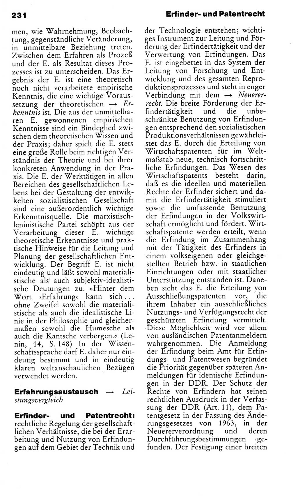 Kleines politisches Wörterbuch [Deutsche Demokratische Republik (DDR)] 1983, Seite 231 (Kl. pol. Wb. DDR 1983, S. 231)
