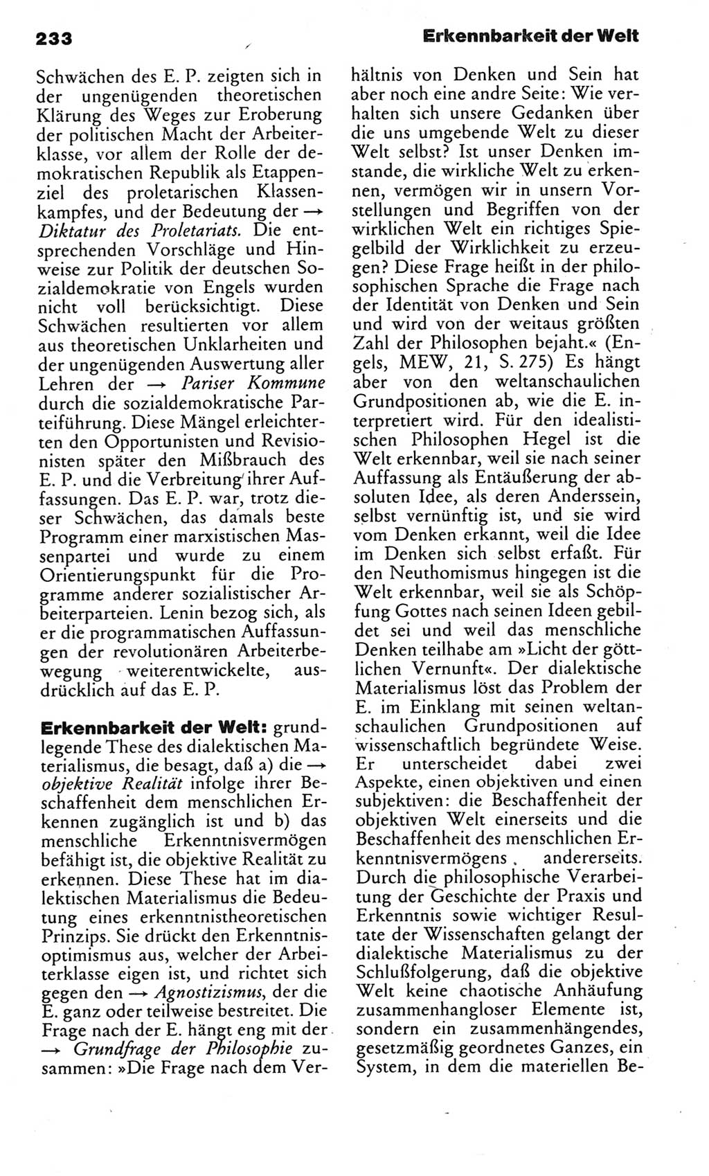 Kleines politisches Wörterbuch [Deutsche Demokratische Republik (DDR)] 1983, Seite 233 (Kl. pol. Wb. DDR 1983, S. 233)