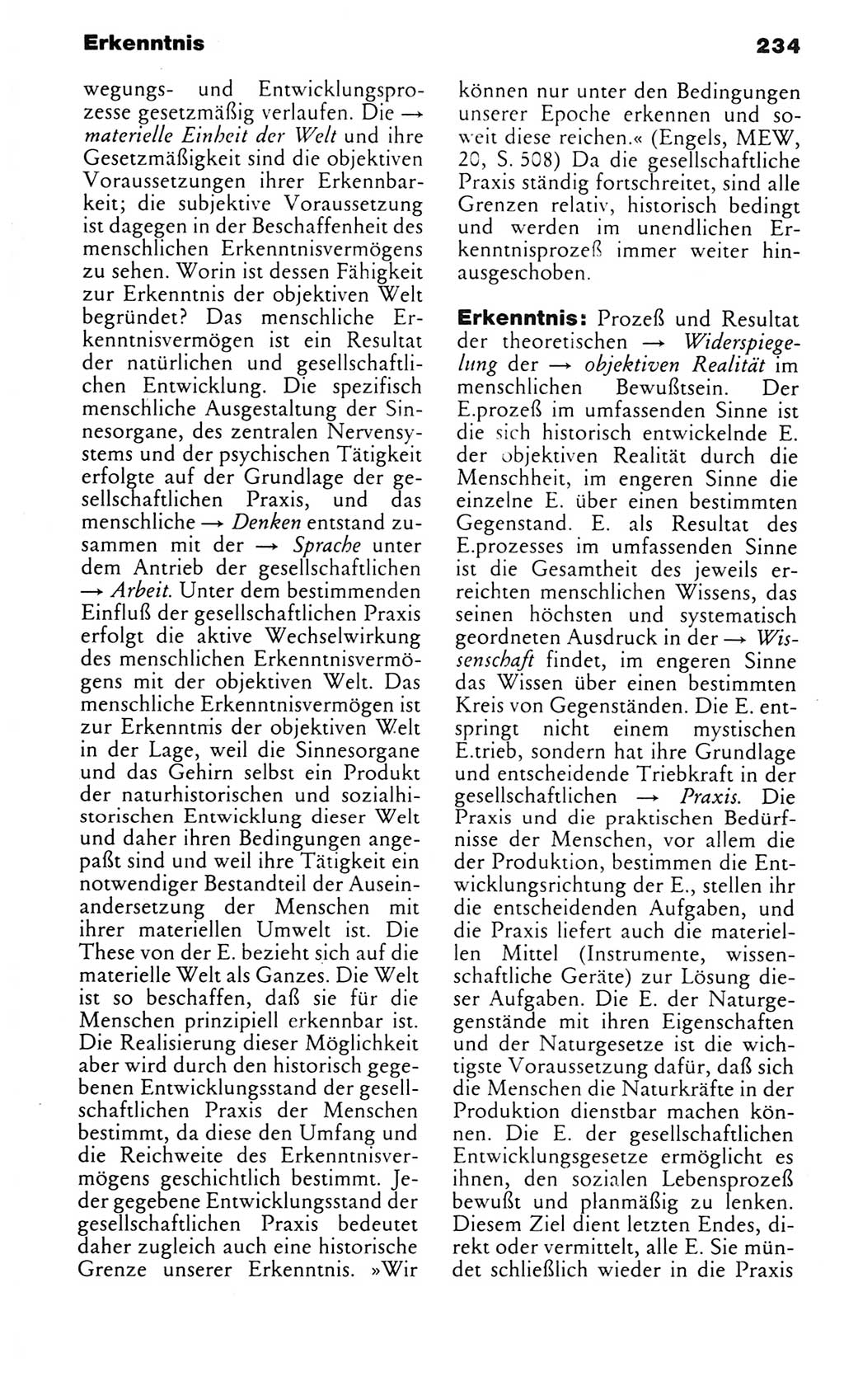 Kleines politisches Wörterbuch [Deutsche Demokratische Republik (DDR)] 1983, Seite 234 (Kl. pol. Wb. DDR 1983, S. 234)