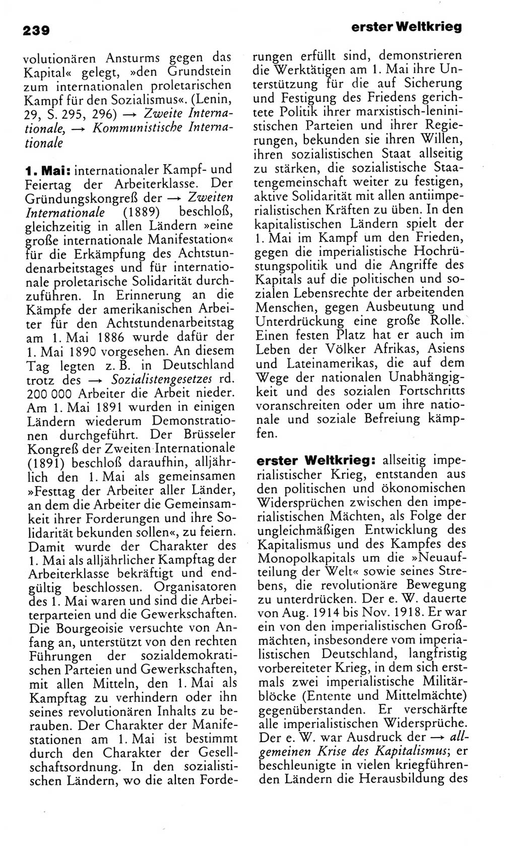 Kleines politisches Wörterbuch [Deutsche Demokratische Republik (DDR)] 1983, Seite 239 (Kl. pol. Wb. DDR 1983, S. 239)