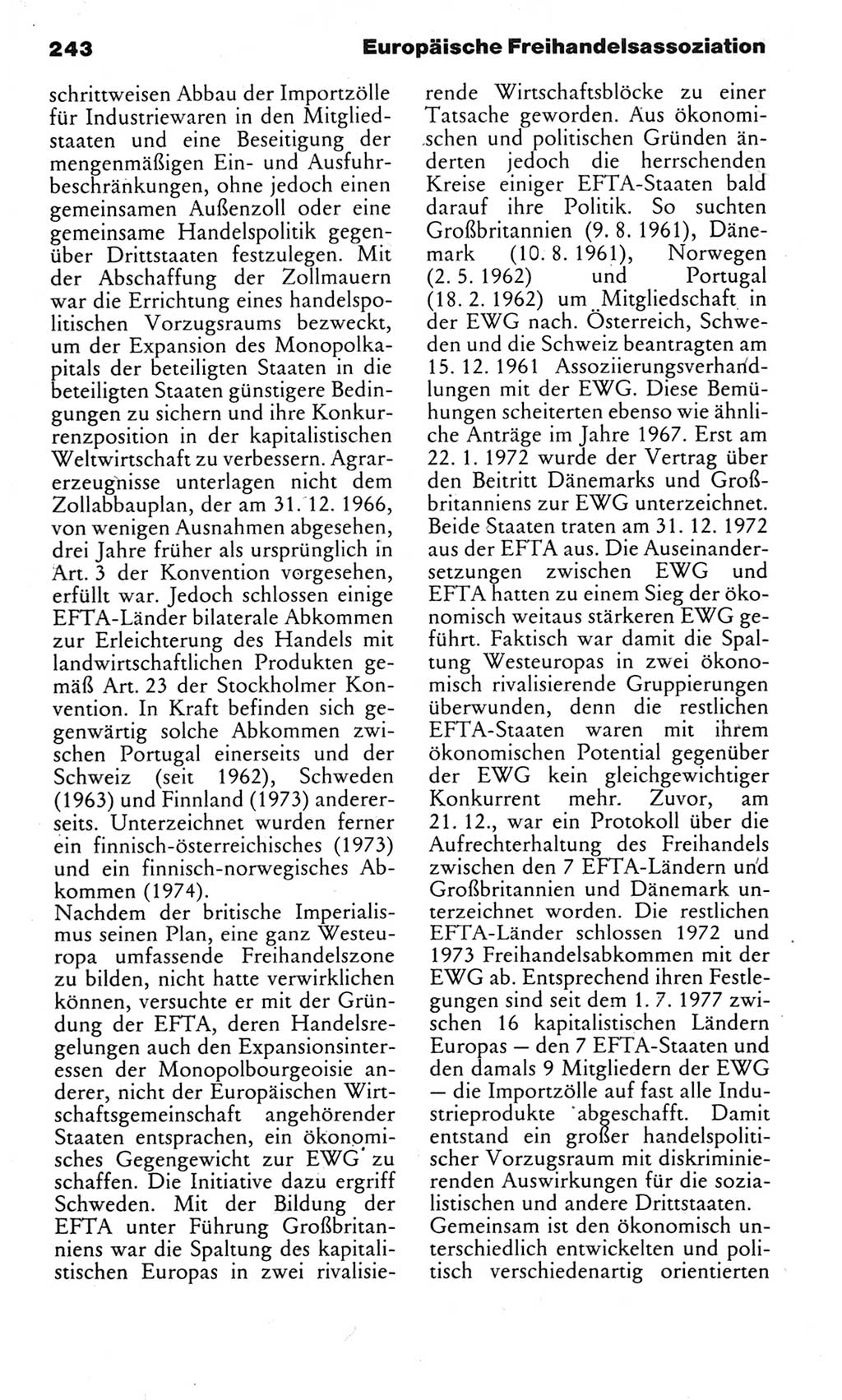 Kleines politisches Wörterbuch [Deutsche Demokratische Republik (DDR)] 1983, Seite 243 (Kl. pol. Wb. DDR 1983, S. 243)